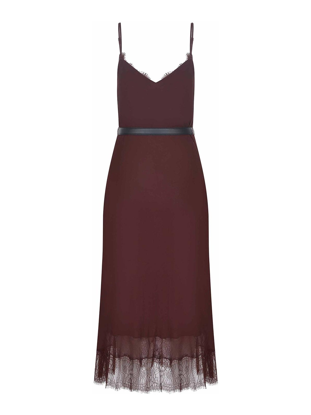 Dress Made Of Viscose PF25022MBROWN (self-portrait / ワンピース・ドレス・オールインワン ) | self-portrait (セルフ・ポートレイト)(2)