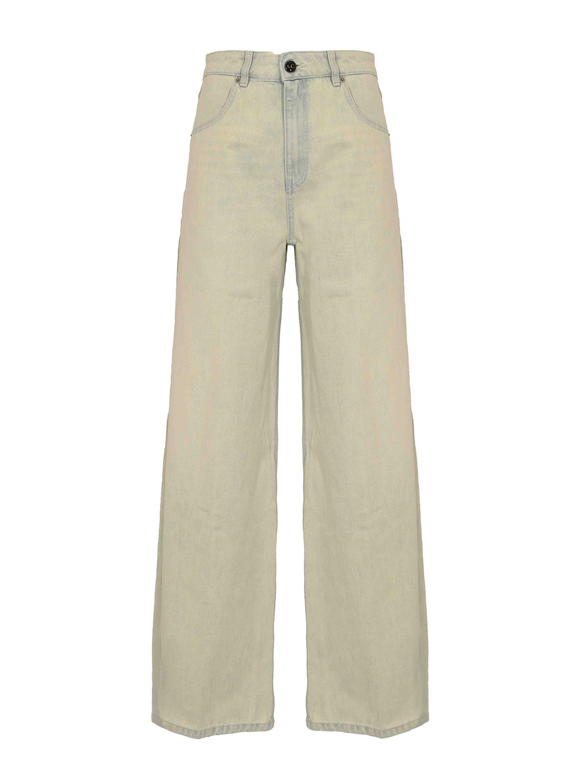 Fernana Wide-Leg Jeans In Light Denim Y5WY30JNS63 (SEMICOUTURE / ジーンズ ) | SEMICOUTURE (セミクチュール)