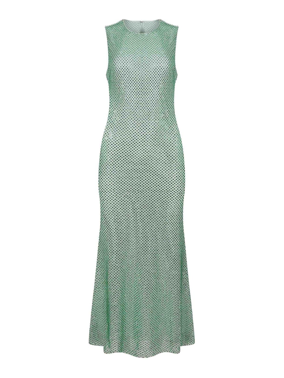 Dress Made Of A Mix Of Polyester PF25101MGREEN (self-portrait / ワンピース・ドレス・オールインワン ) | self-portrait (セルフ・ポートレイト)