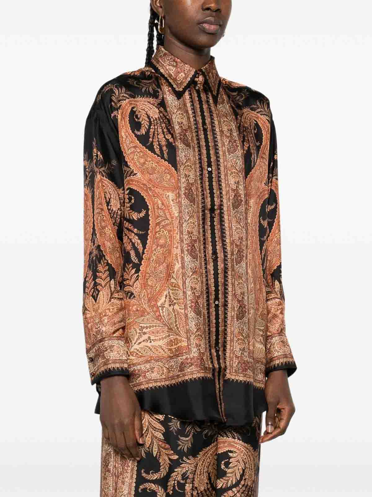 Hypnotic Silk Shirt 9999TF251 (ZIMMERMANN / シャツ・ブラウス ) | ZIMMERMANN (ジマーマン)(4)