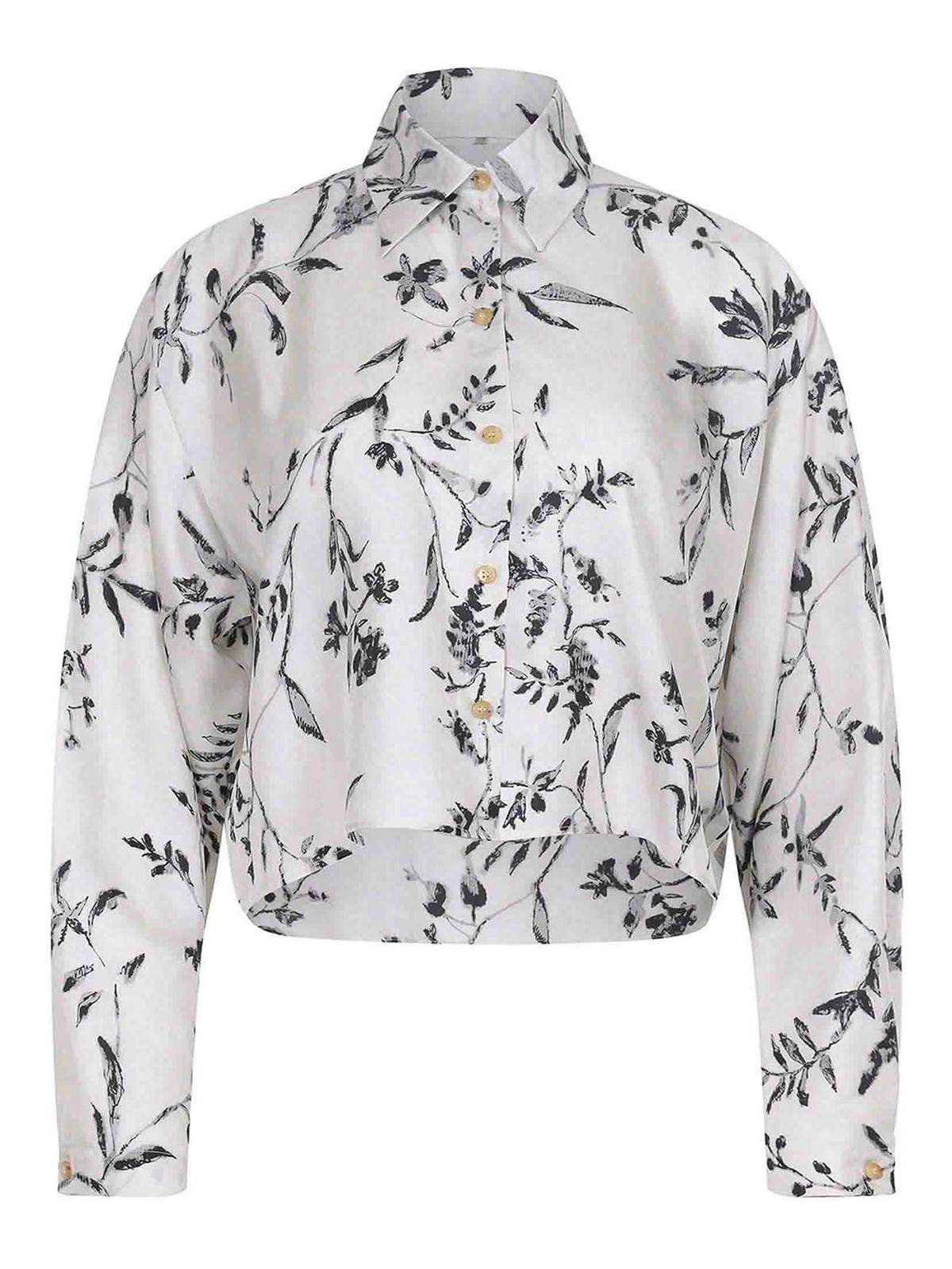 Shirt Made Of Silk 165232A5043PERLA (ALYSI / シャツ・ブラウス ) | ALYSI (アリジ)