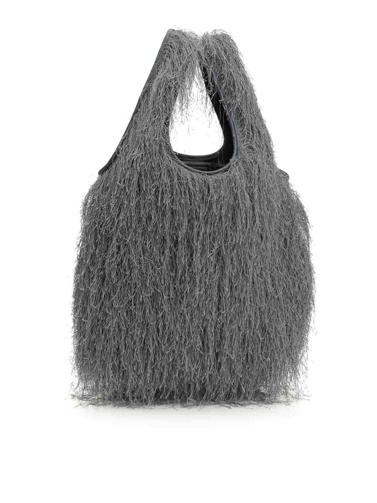 Large Tote Bag With Fringe 25201156020318E15 (Dries Van Noten / トートバッグ ) | Dries Van Noten (ドリスヴァンノッテン)