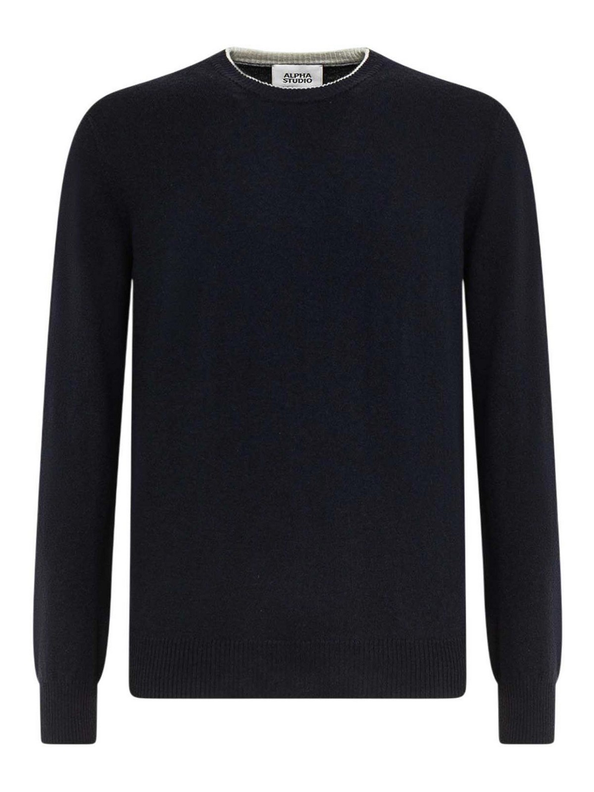 Crewneck AU3100C1001 (ALPHA STUDIO / ニット・セーター・カーディガン ) | ALPHA STUDIO (アルファ ストゥディオ)
