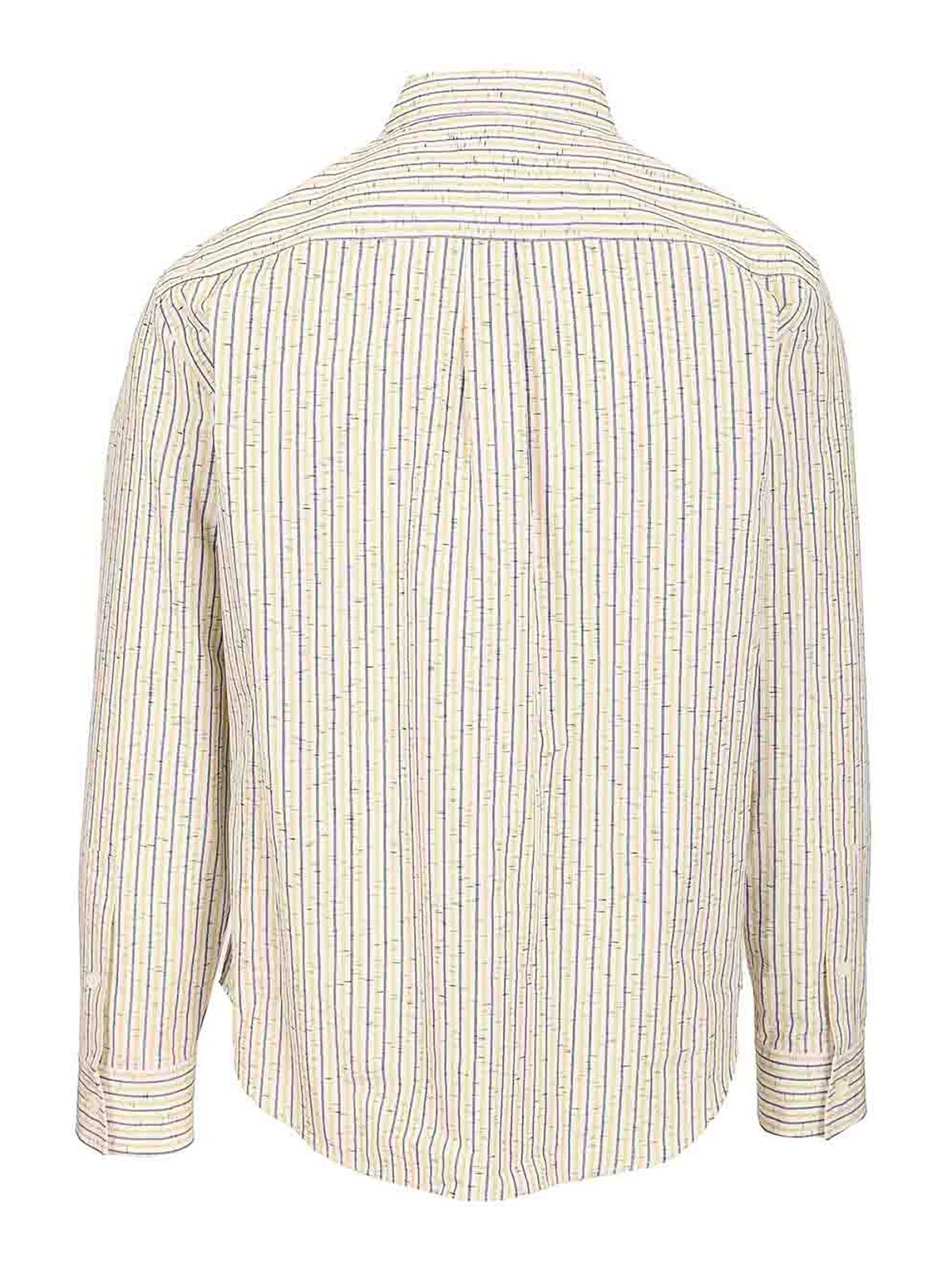 Striped Cotton And Linen Shirt 786340V5CW01330 (Bottega Veneta / シャツ・ブラウス ) | Bottega Veneta (ボッテガ・ヴェネタ)(1)