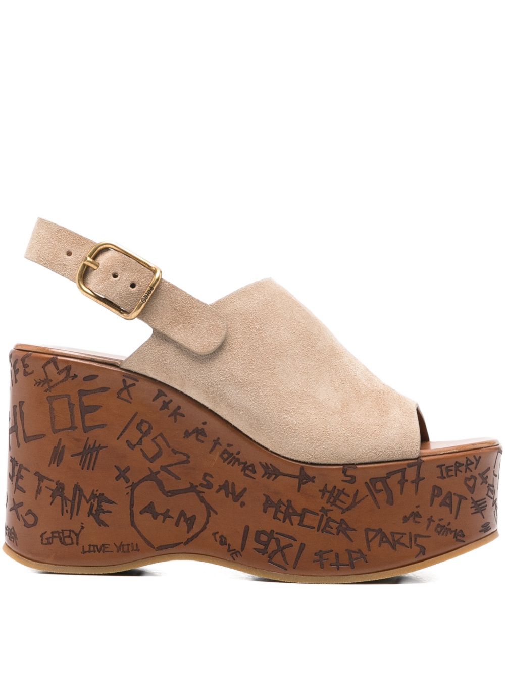 Chloè Sandals Beige CH25A10GRY751 (Chloé / サンダル ) | Chloé (クロエ)