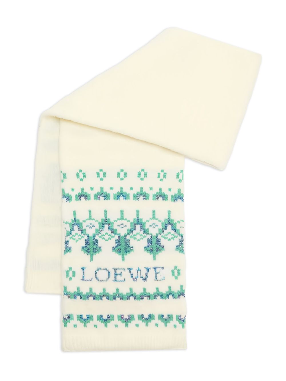 Loewe Scarfs WHITE FSA8SS1K102093 (LOEWE / スカーフ・マフラー ) | LOEWE (ロエベ)
