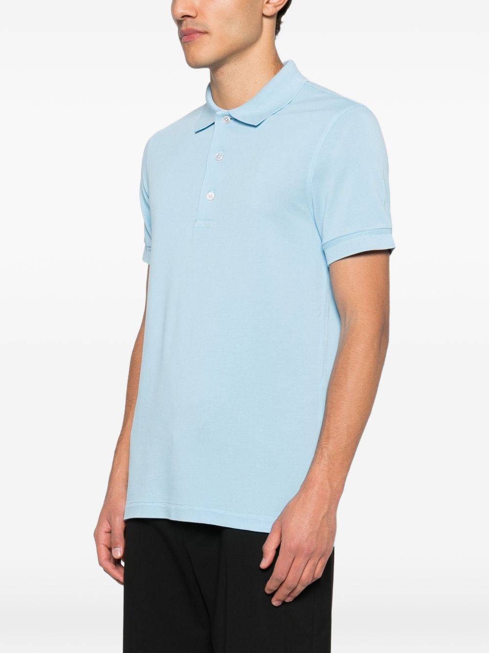 Tom Ford T-shirts and Polos Clear Blue JPS011JMT013UCZ (TOM FORD / ポロシャツ ) | TOM FORD (トムフォード)(2)