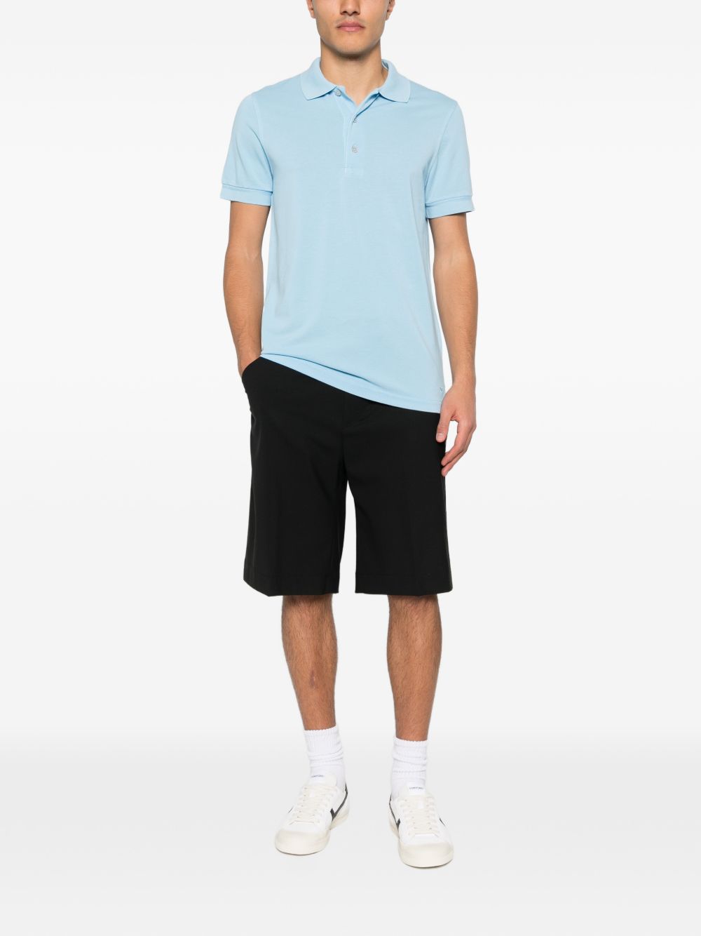 Tom Ford T-shirts and Polos Clear Blue JPS011JMT013UCZ (TOM FORD / ポロシャツ ) | TOM FORD (トムフォード)(3)