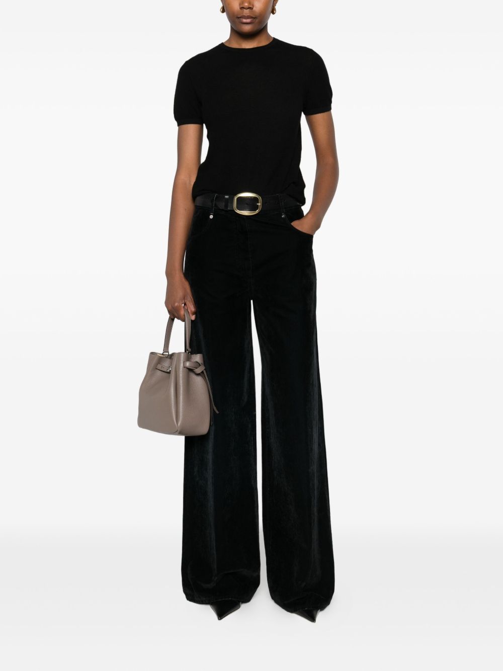 LISA YANG T-shirts and Polos Black 2025101BL (LISA YANG / Tシャツ・カットソー ) | LISA YANG (リサ ヤン)(4)