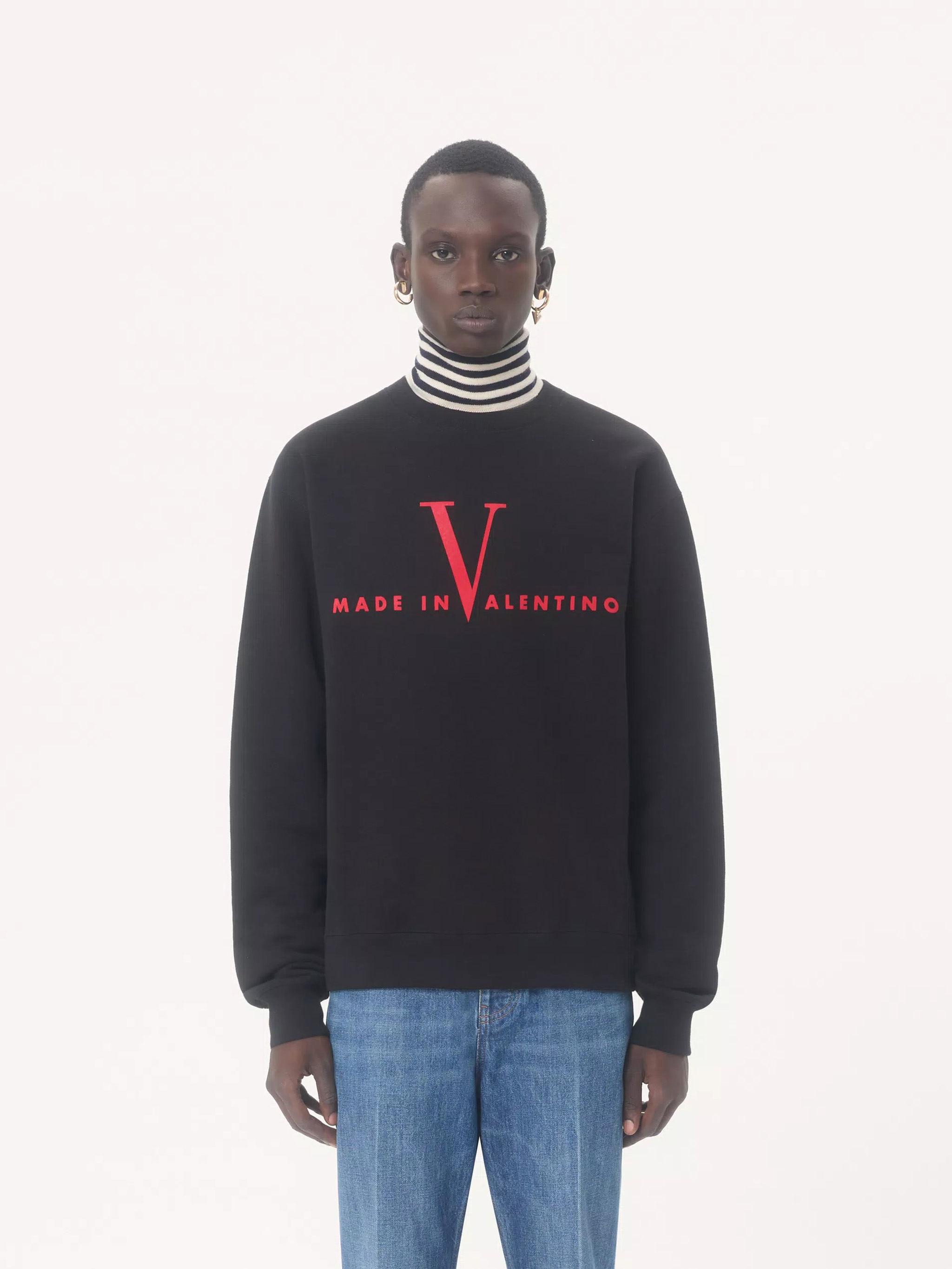 Valentino Garavani Sweaters Black 8V3MF28RBCU0NR (Valentino Garavani / スウェット・フーディー ) | Valentino Garavani (ヴァレンティノ)(4)