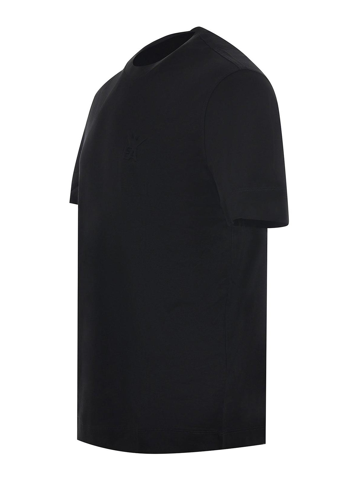 Lyocell And Cotton T-Shirt EM002963AF10761UC001 (EMPORIO ARMANI / Tシャツ・カットソー ) | EMPORIO ARMANI (エンポリオ アルマーニ)(1)