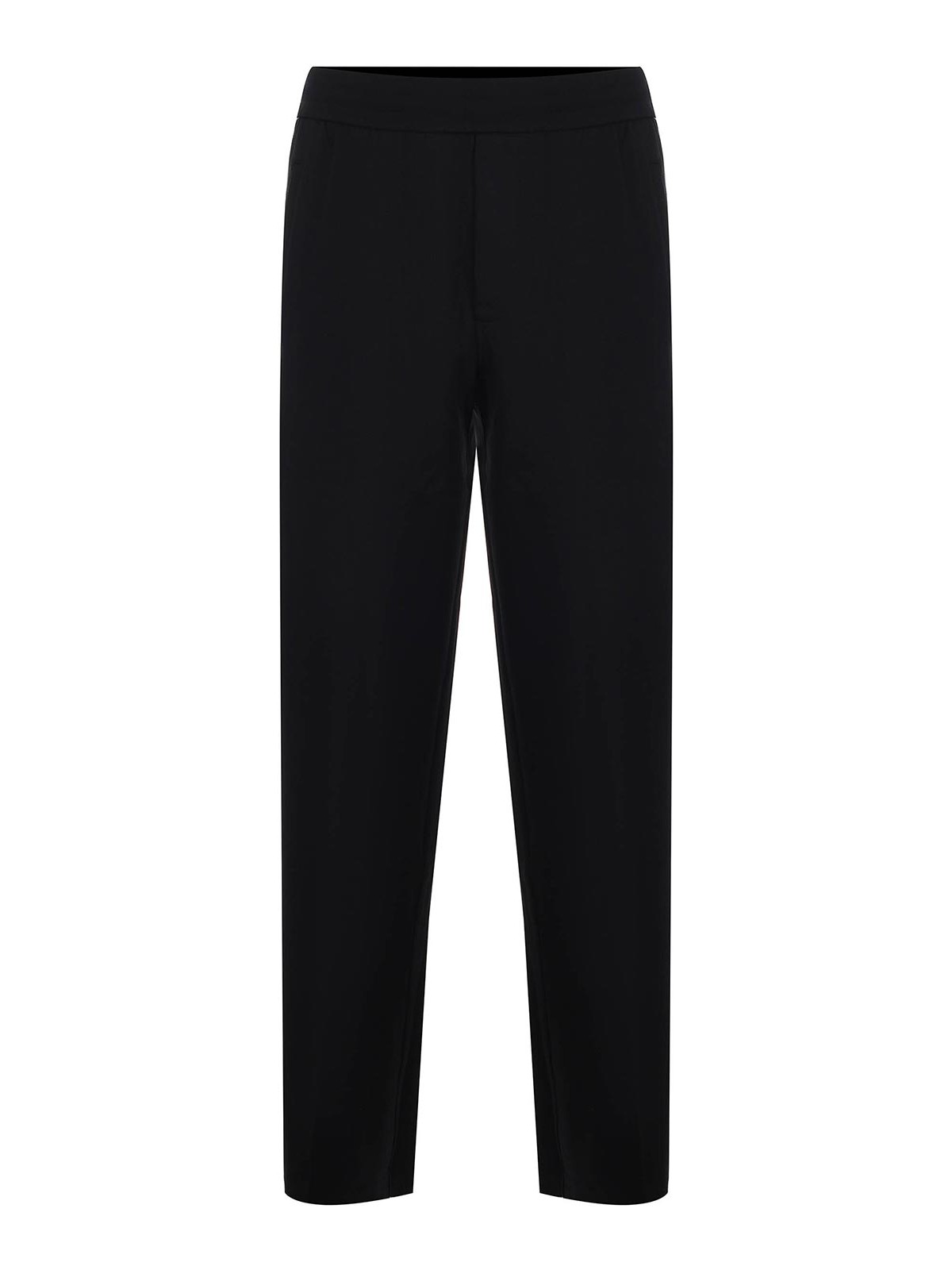 Diagonal-Weave Cotton Blend Trousers EM002873AF13488UC001 (EMPORIO ARMANI / パンツ ) | EMPORIO ARMANI (エンポリオ アルマーニ)