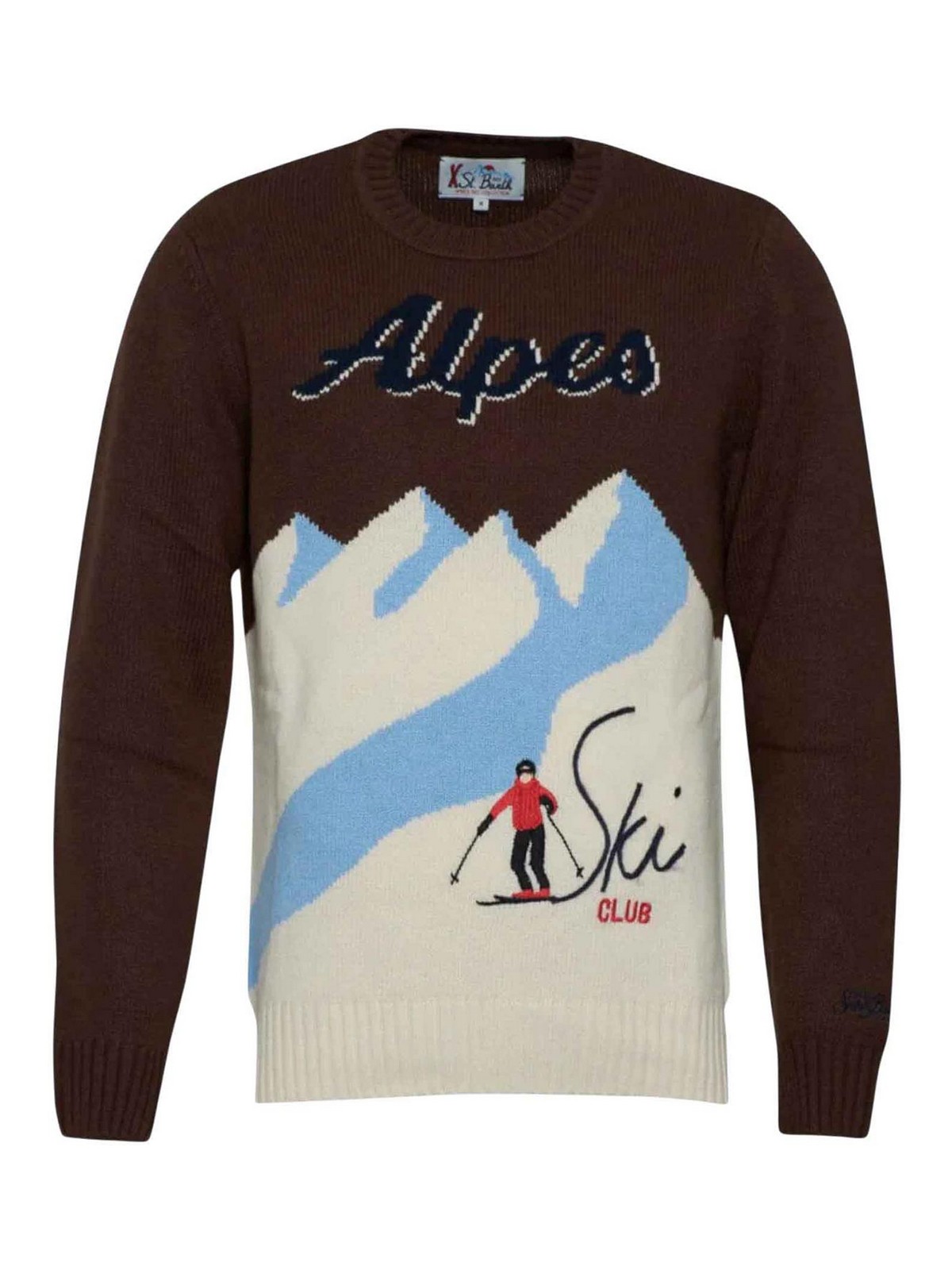 Crewneck BOMD005ALPESSKICLUB18EMB (MC2 SAINT BARTH / ニット・セーター・カーディガン ) | MC2 SAINT BARTH (エムシーツーセイントバース)