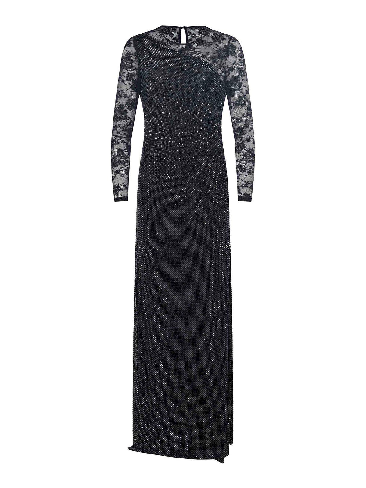 Dress Made Of Polyester Blend PF25100XABLACK (self-portrait / ワンピース・ドレス・オールインワン ) | self-portrait (セルフ・ポートレイト)