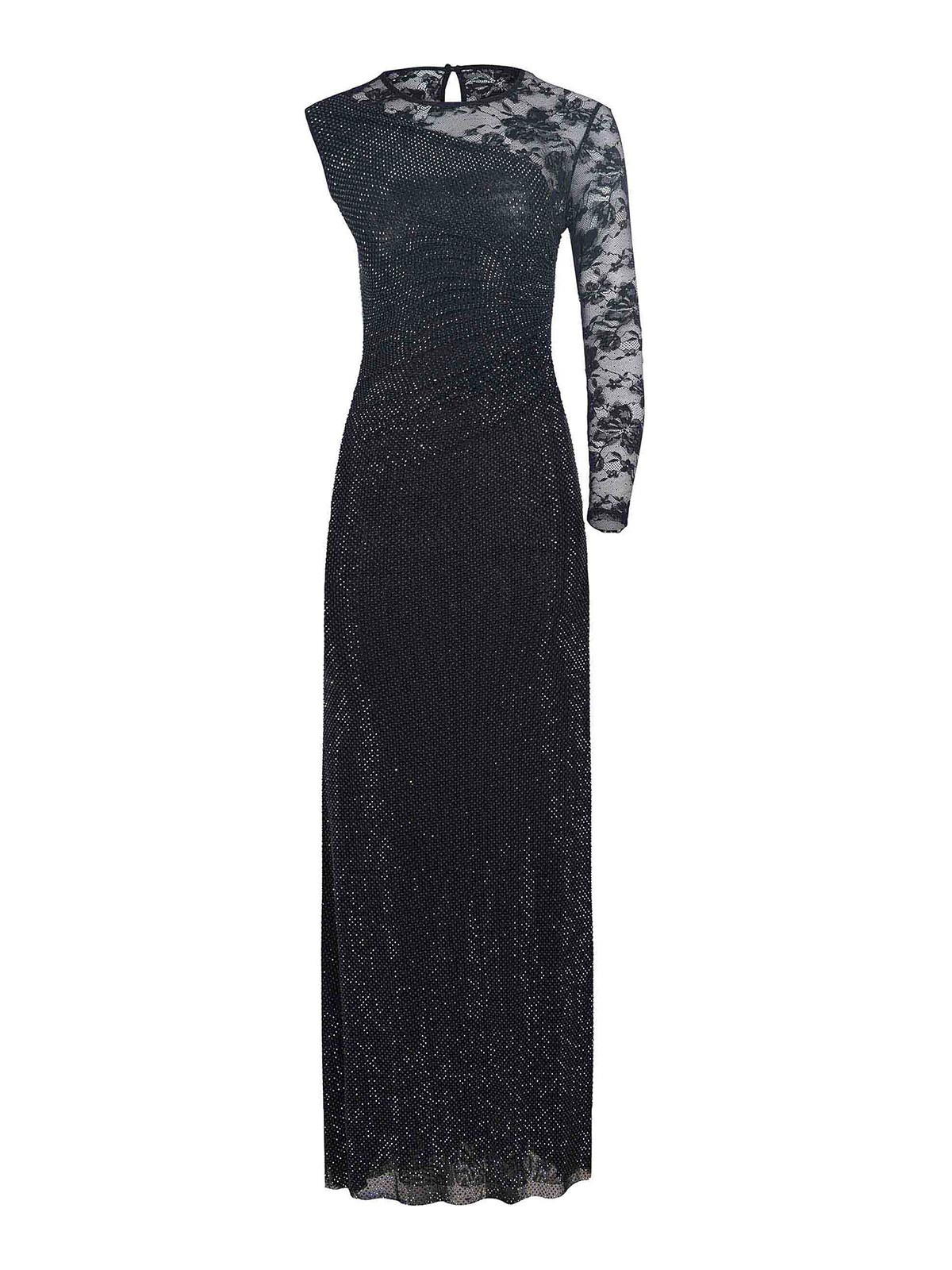 Dress Made Of Polyester Blend PF25100XBLACK (self-portrait / ワンピース・ドレス・オールインワン ) | self-portrait (セルフ・ポートレイト)