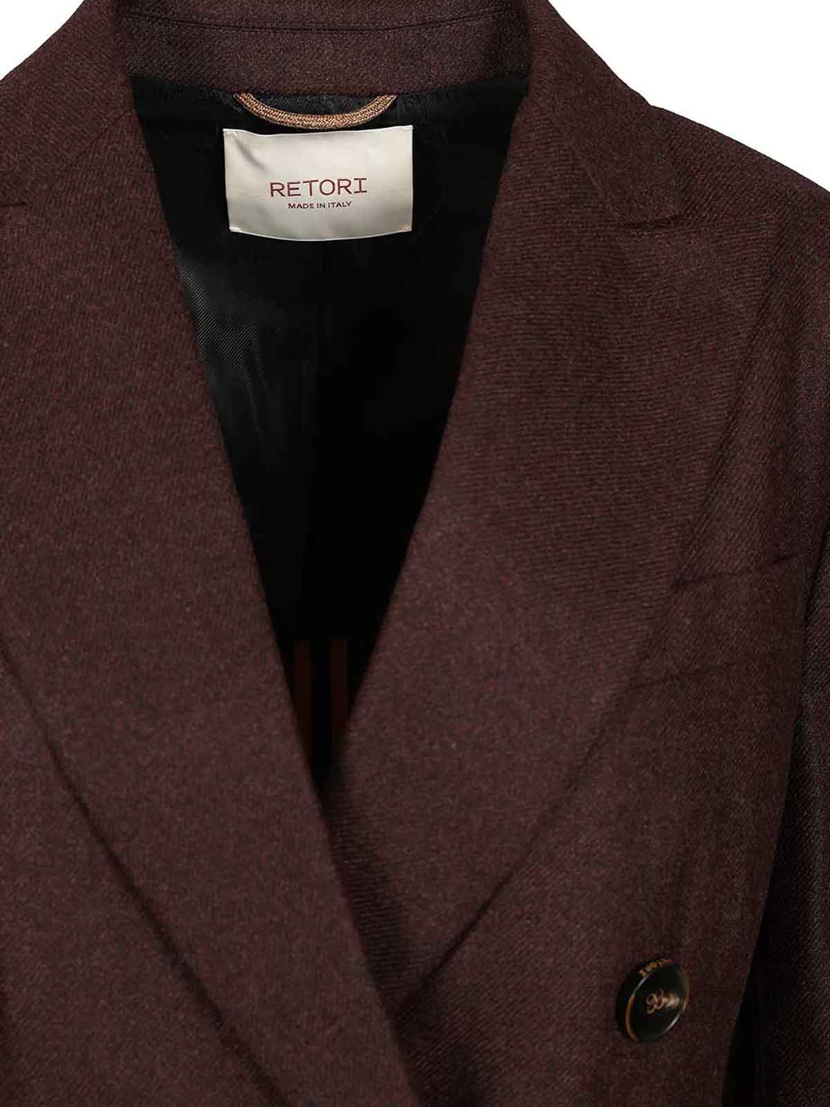 Double-Breasted Blazer 02WFAJA010LU08AMR452 (RETORI / ブレザー・ジャケット ) | RETORI (レトリ)(2)