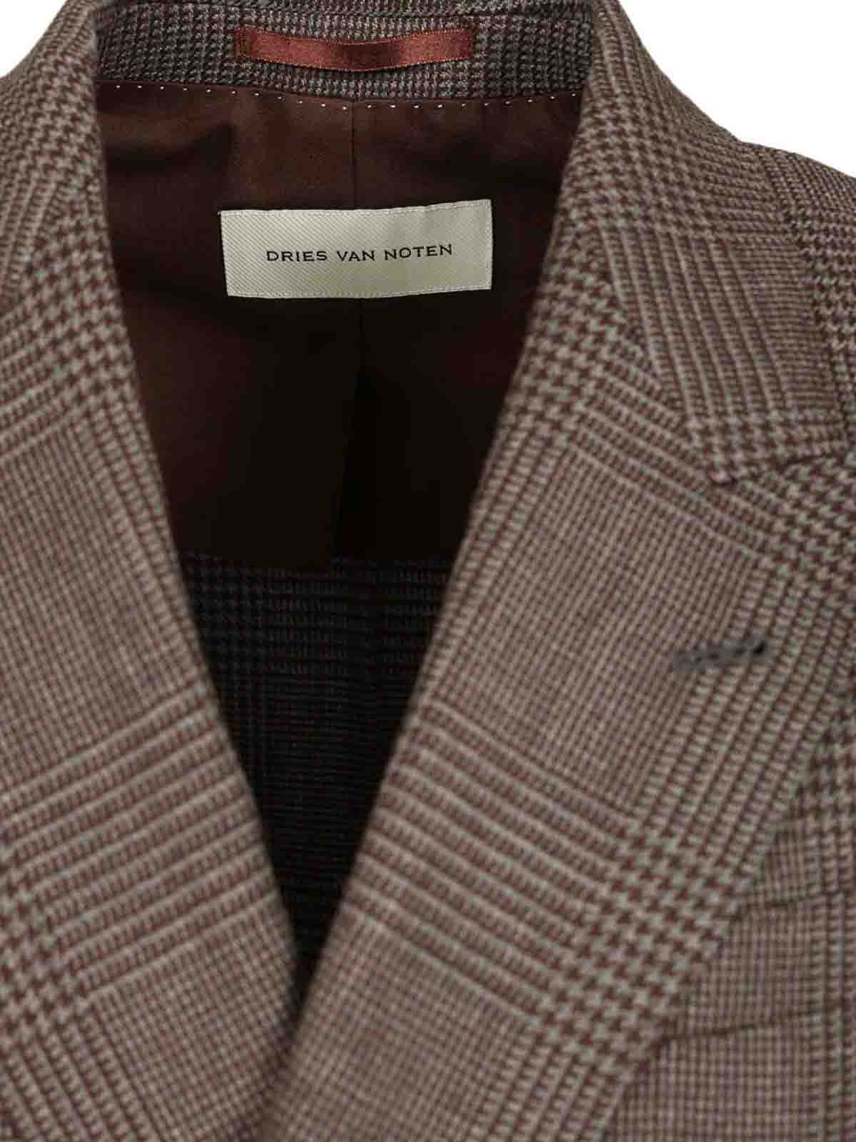 Regular Fit Double Breasted Blazer 25202040120467E15 (Dries Van Noten / ブレザー・ジャケット ) | Dries Van Noten (ドリスヴァンノッテン)(4)