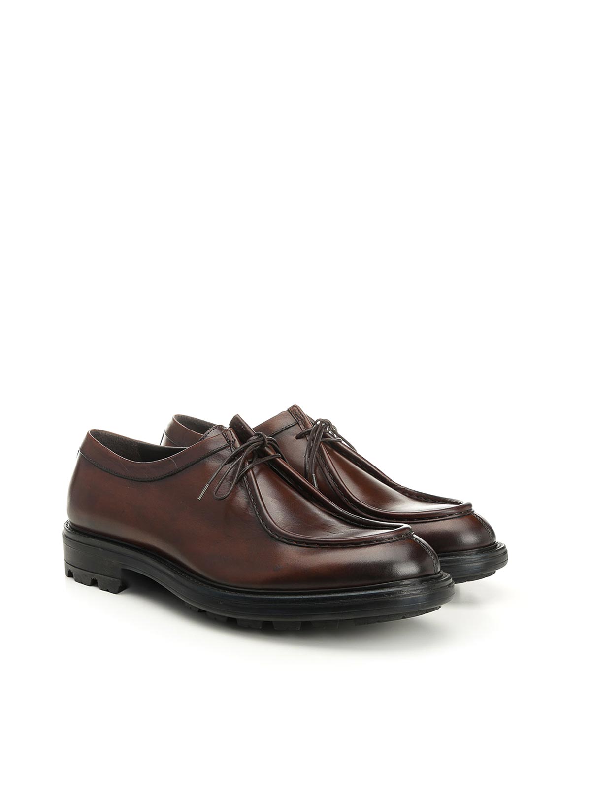 Derby Shoe 2572ILCEATR3COGNAC (Corvari / レースアップ ) | Corvari (コルバリ)(1)