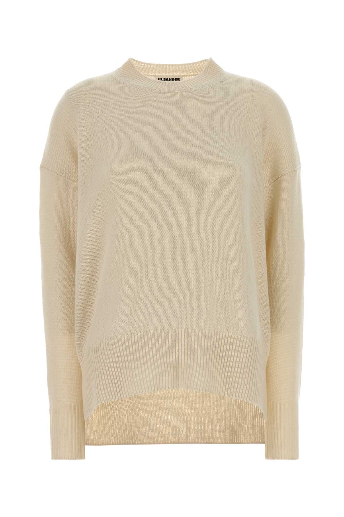 Ivory cashmere oversize sweater J02GP0013J13206107 (Jil Sander / ニット・セーター・カーディガン ) | Jil Sander (ジルサンダー)
