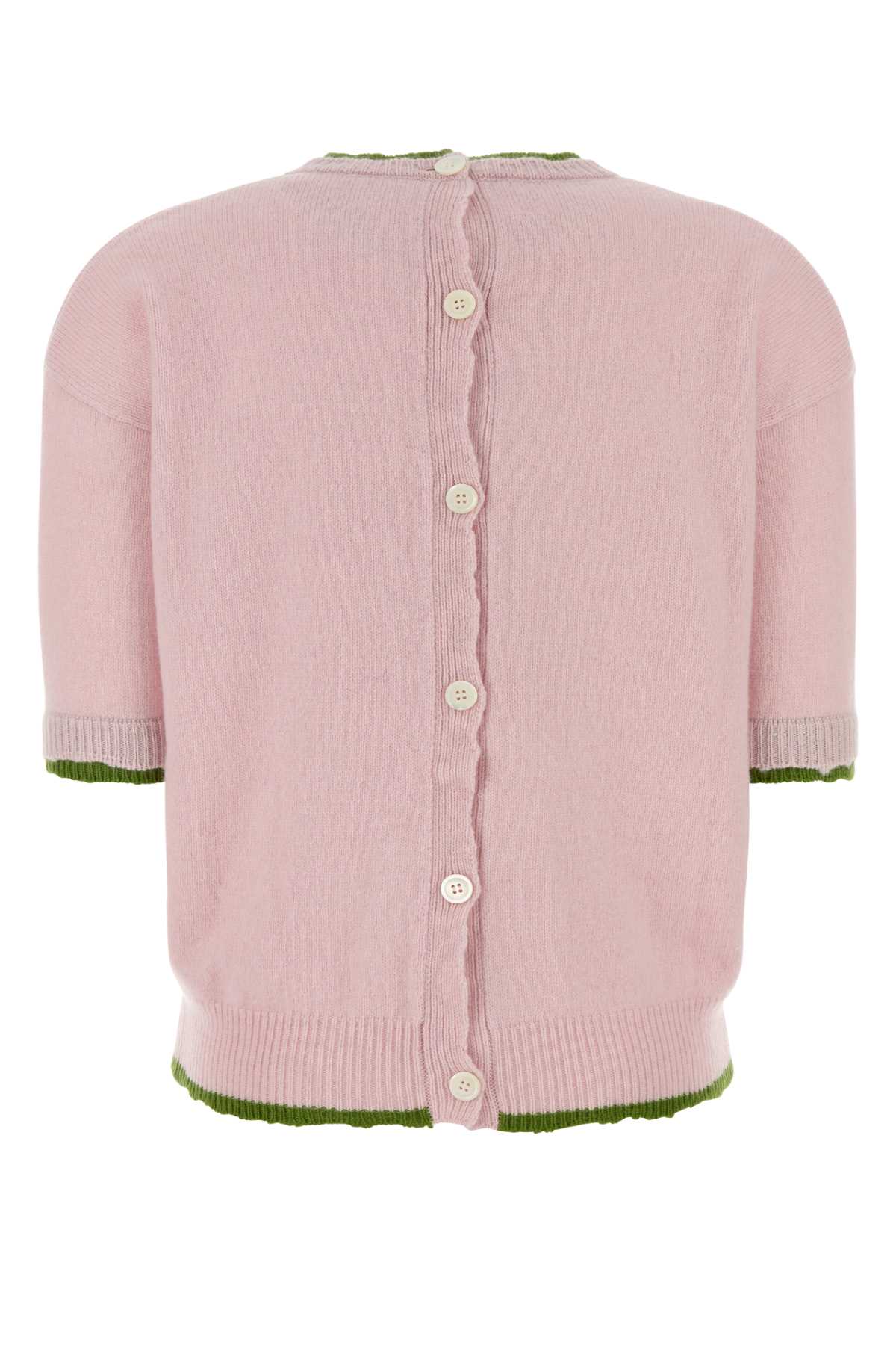 Pastel pink wool blend sweater GCMD0648EQUFZ41200C20 (Marni / ニット・セーター・カーディガン ) | Marni (マルニ)(1)
