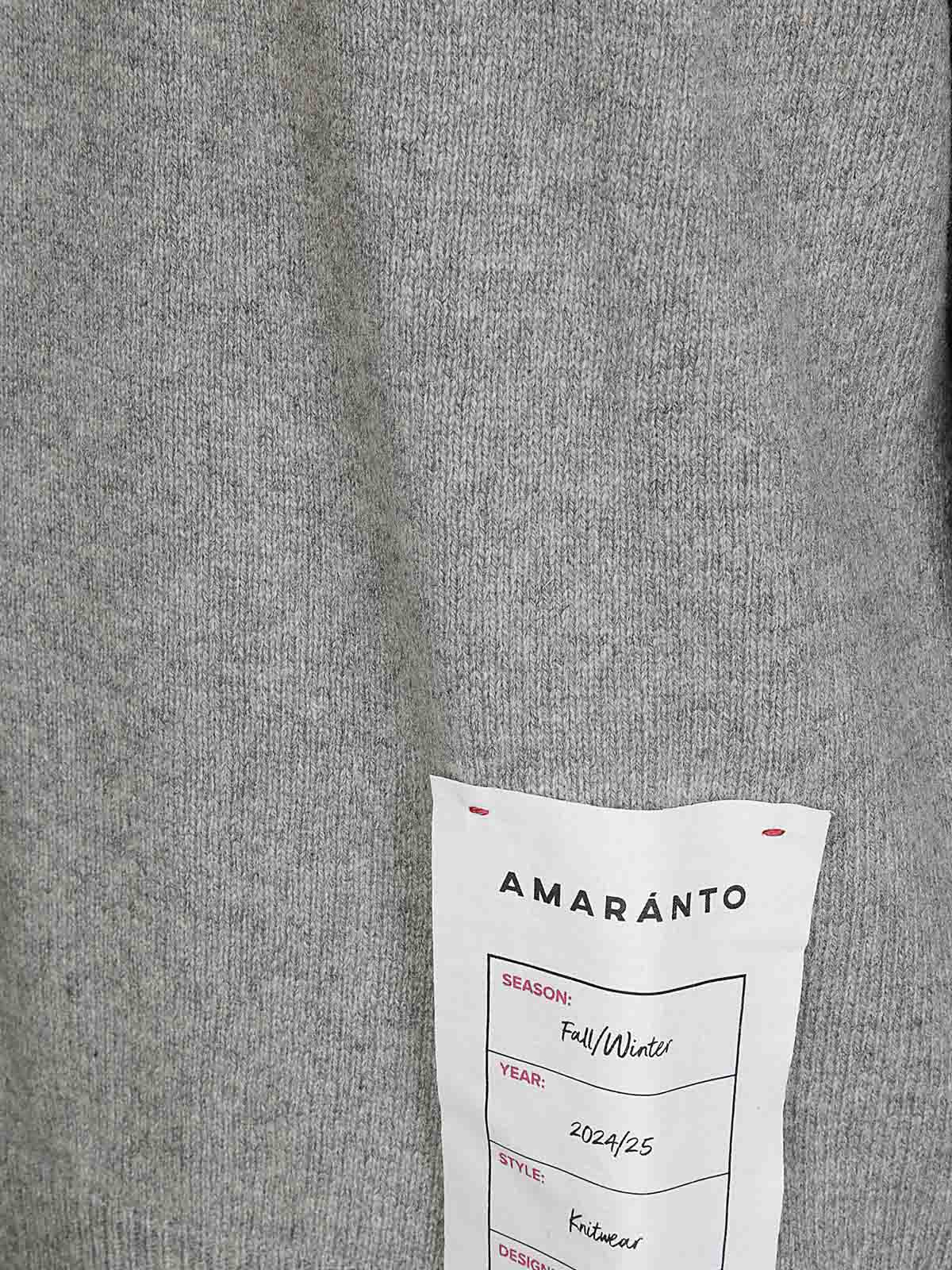 Broken Crew Neck Sweater B9S008S92MGRIGIO (AMARÁNTO / ニット・セーター・カーディガン ) | AMARÁNTO (アマラント)(2)