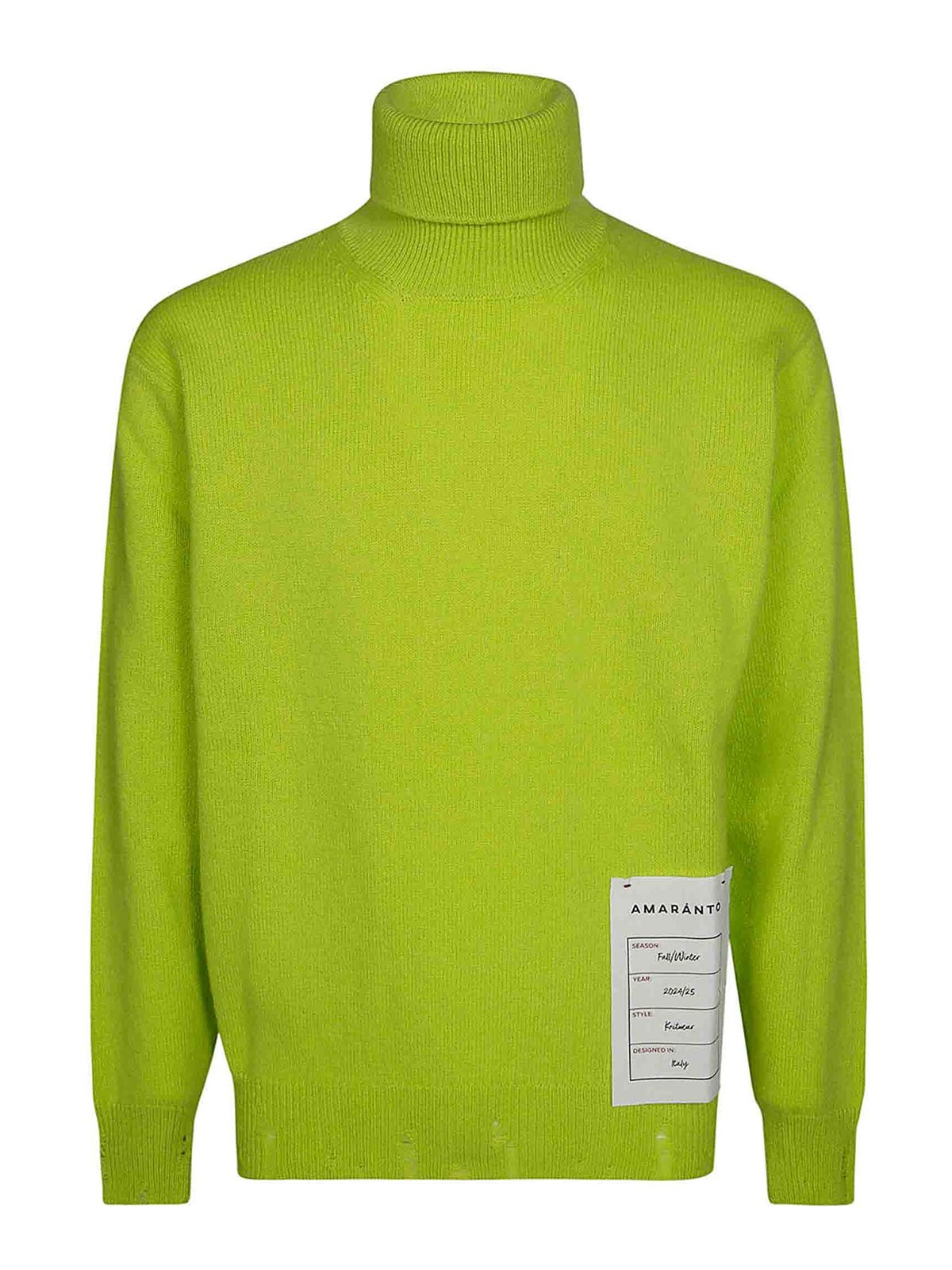 Torn Turtleneck B9S0017S71M (AMARÁNTO / ニット・セーター・カーディガン ) | AMARÁNTO (アマラント)