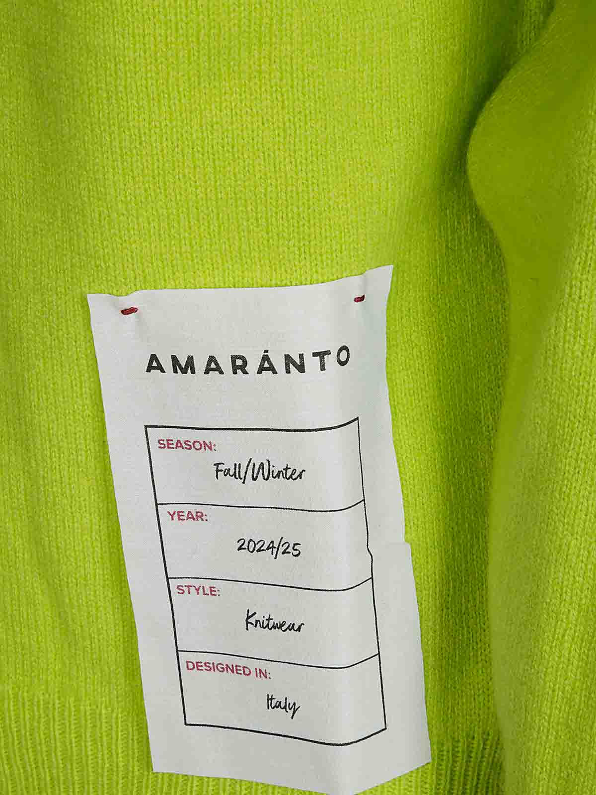 Torn Turtleneck B9S0017S71M (AMARÁNTO / ニット・セーター・カーディガン ) | AMARÁNTO (アマラント)(2)
