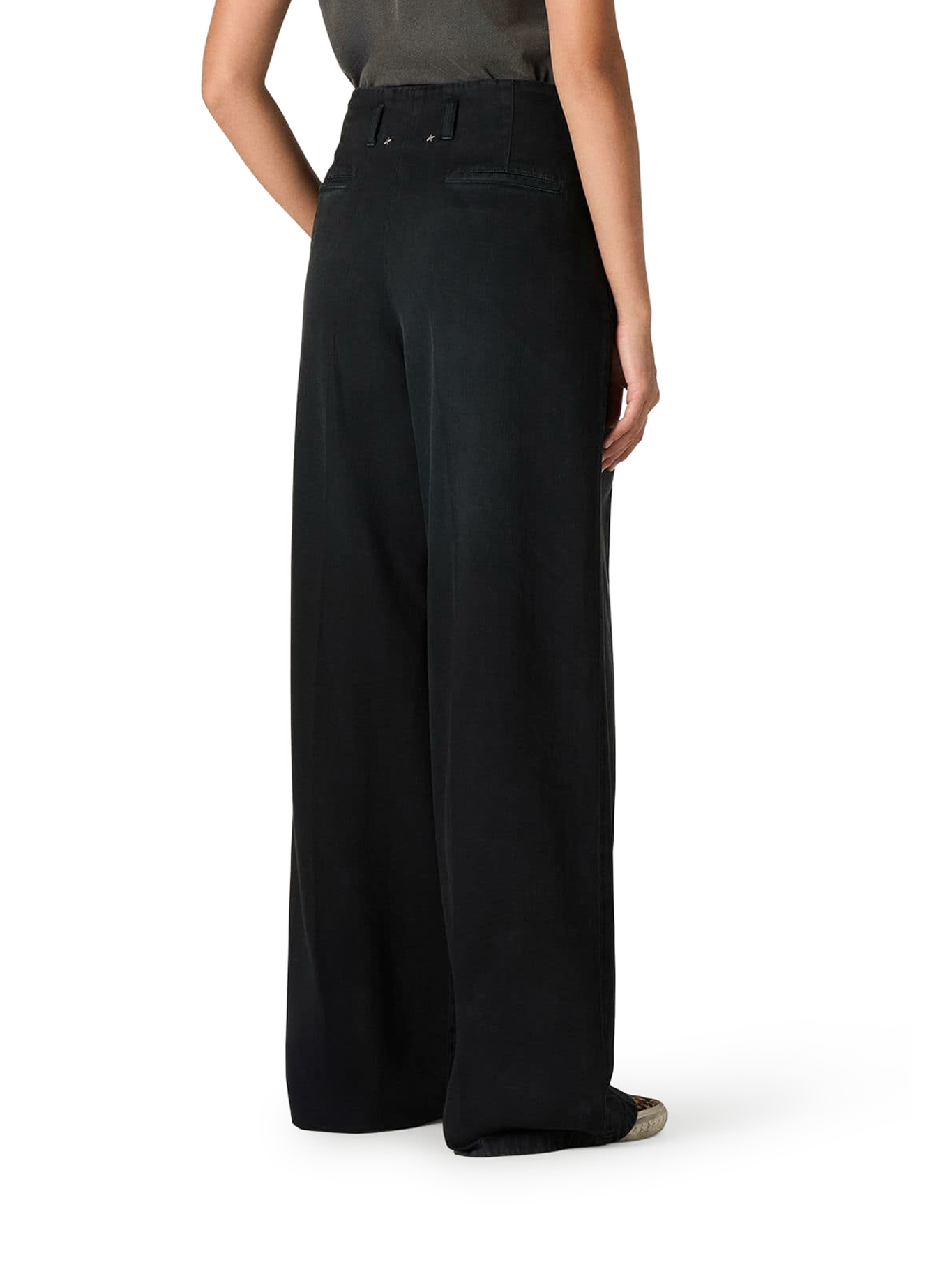 BLACK COTTON DENIM TROUSERS WITH LIVED-IN TREATMENT GWP01203P00234790100 (Golden Goose / ジーンズ ) | Golden Goose (ゴールデングース)(3)