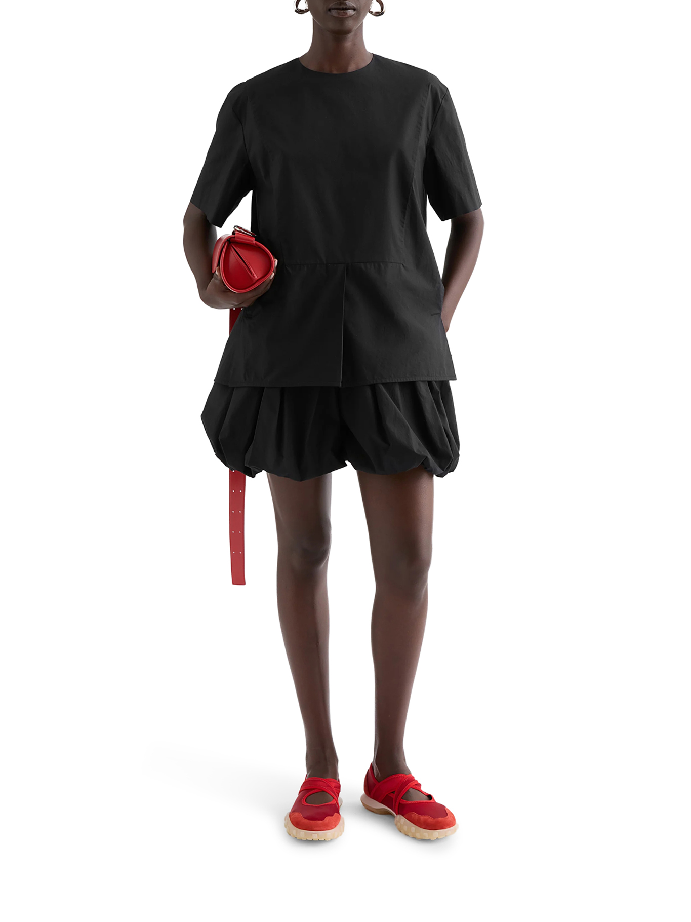 CREW NECK T-SHIRT IN LIGHTWEIGHT COTTON J02NC0286J45319001 (Jil Sander / Tシャツ・カットソー ) | Jil Sander (ジルサンダー)(1)