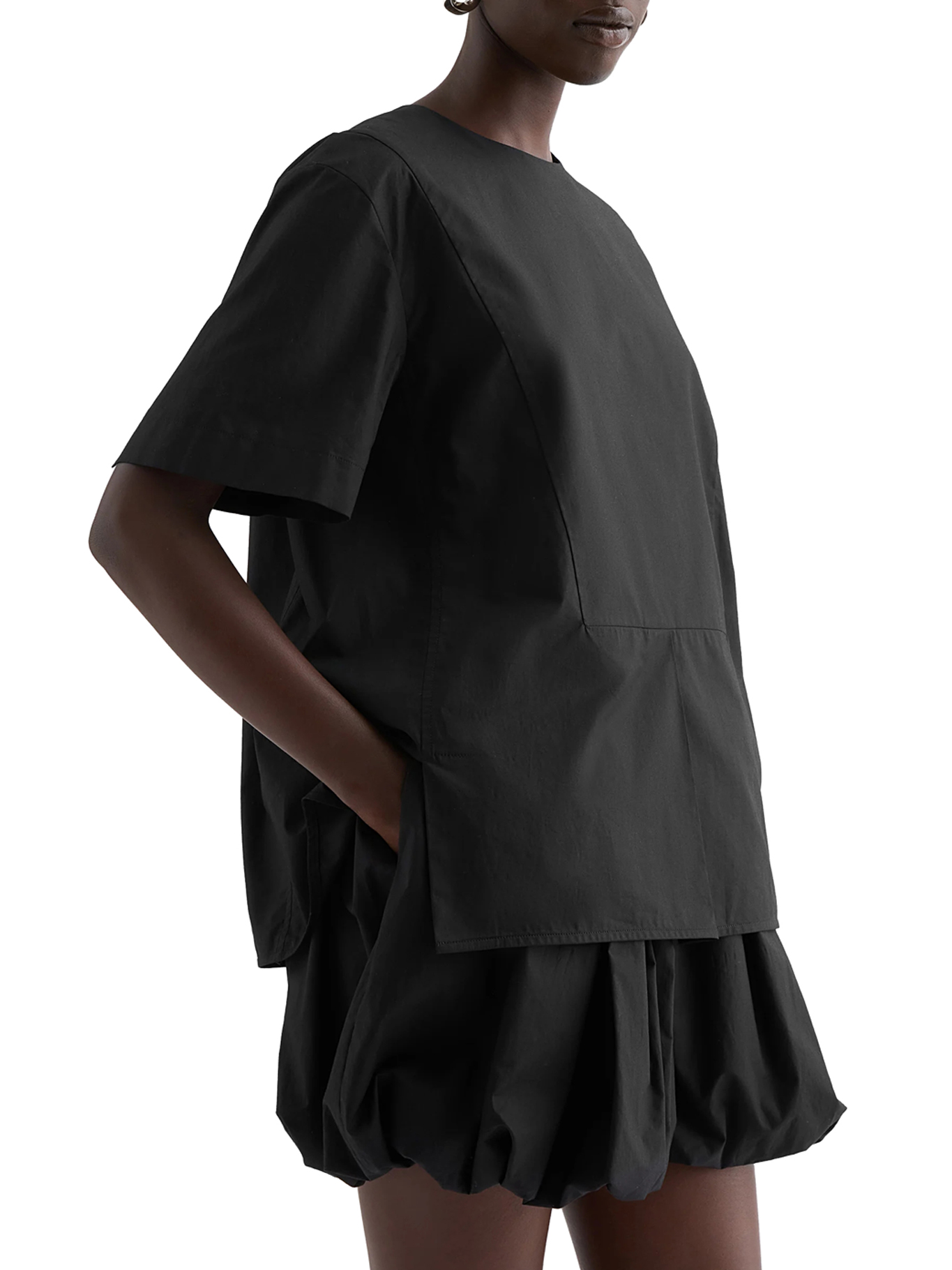 CREW NECK T-SHIRT IN LIGHTWEIGHT COTTON J02NC0286J45319001 (Jil Sander / Tシャツ・カットソー ) | Jil Sander (ジルサンダー)(2)