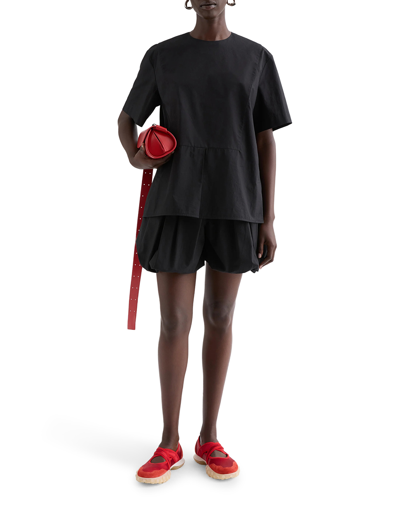 COTTON POPLIN BALLOON SHORTS J02KA0372J45001001 (Jil Sander / ショートパンツ ) | Jil Sander (ジルサンダー)(1)