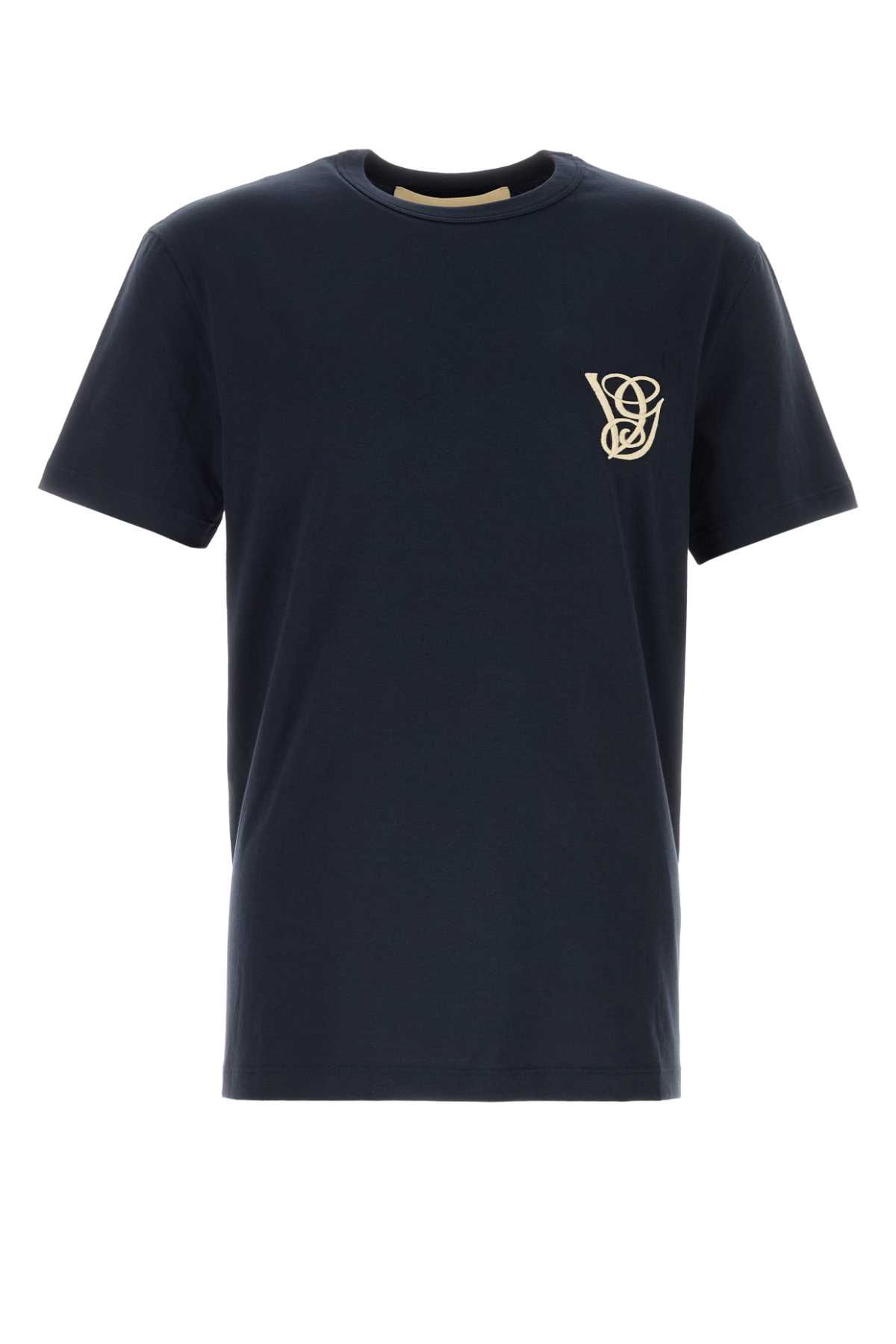 Navy blue cotton t-shirt 8V3MG10VB2W598 (Valentino Garavani / Tシャツ・カットソー ) | Valentino Garavani (ヴァレンティノ)