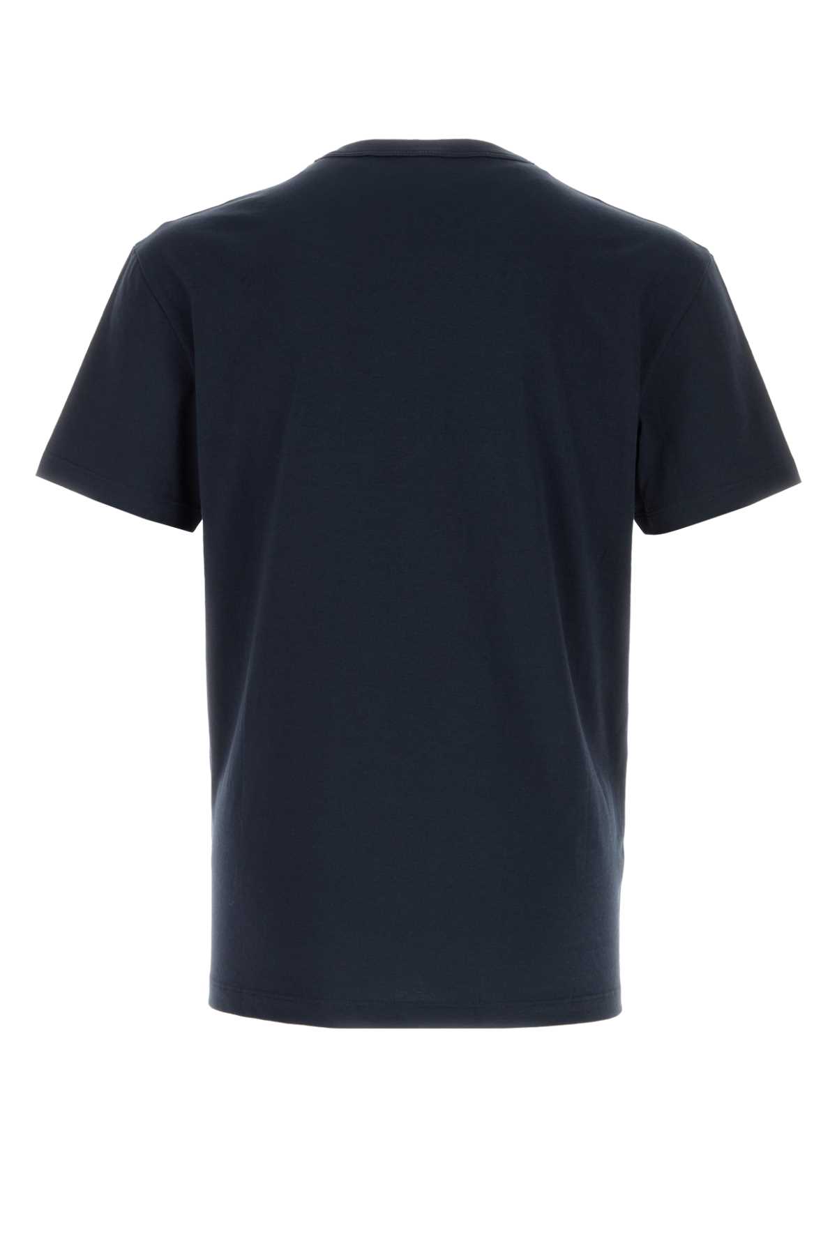 Navy blue cotton t-shirt 8V3MG10VB2W598 (Valentino Garavani / Tシャツ・カットソー ) | Valentino Garavani (ヴァレンティノ)(1)