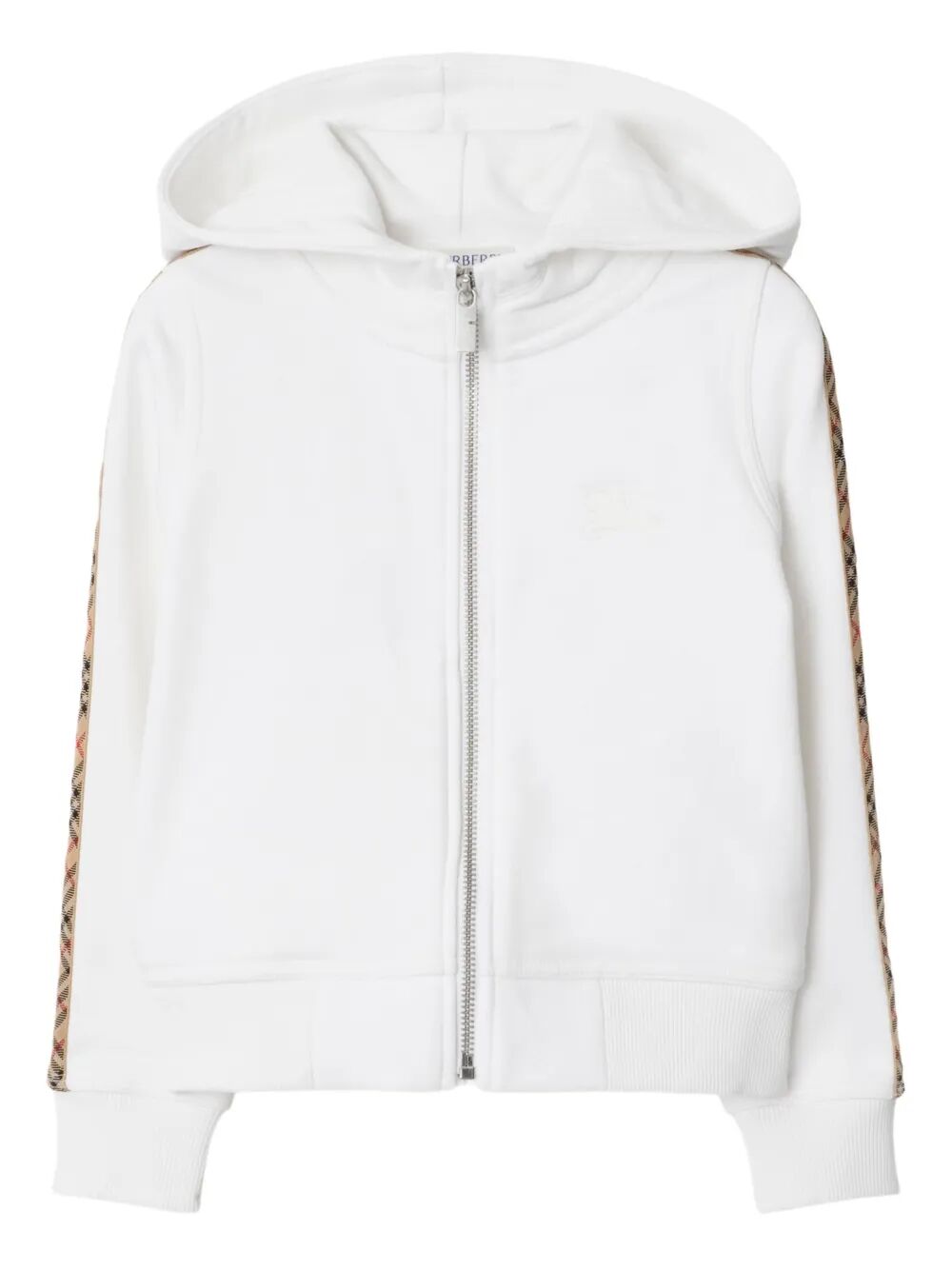 CHECK TRIM COTTON ZIP HOODIE 8111903A1464 (Burberry / スウェット・フーディー ) | Burberry (バーバリー)