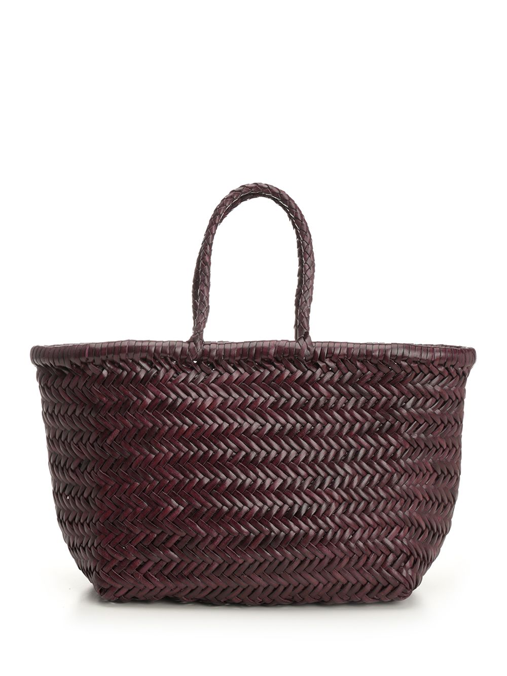 Woven leather basket small 8811PLUM (dragon DIFFUSION / トートバッグ ) | dragon DIFFUSION (ドラゴンディフュージョン)(1)