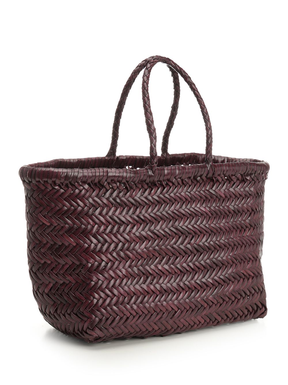 Woven leather basket small 8811PLUM (dragon DIFFUSION / トートバッグ ) | dragon DIFFUSION (ドラゴンディフュージョン)(2)
