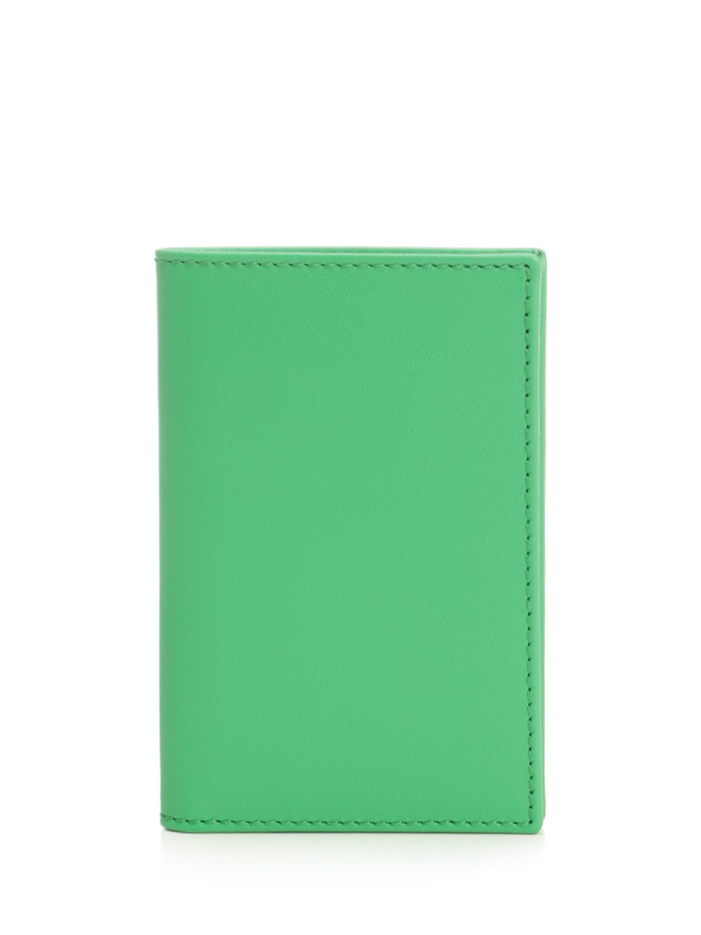 Black leather wallet SA6400GREEN (Comme Des Garçons Wallet / 財布・カードケース ) | Comme Des Garçons Wallet (コムデギャルソン ウォレット)