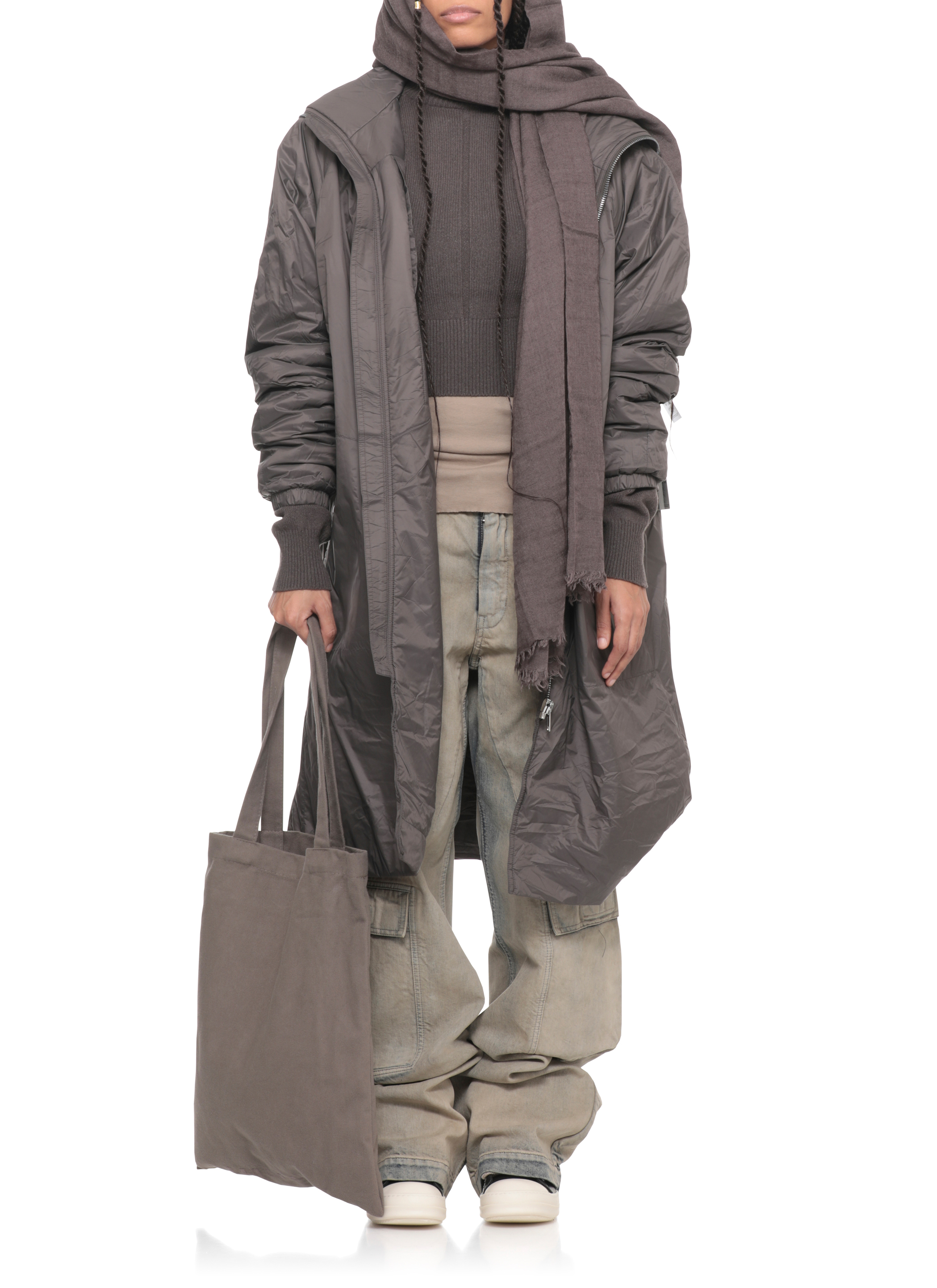 Rick Owens Sweaters Grey RP02E4687WSBR78 (Rick Owens / ニット・セーター・カーディガン ) | Rick Owens (リック オウエンス)(1)