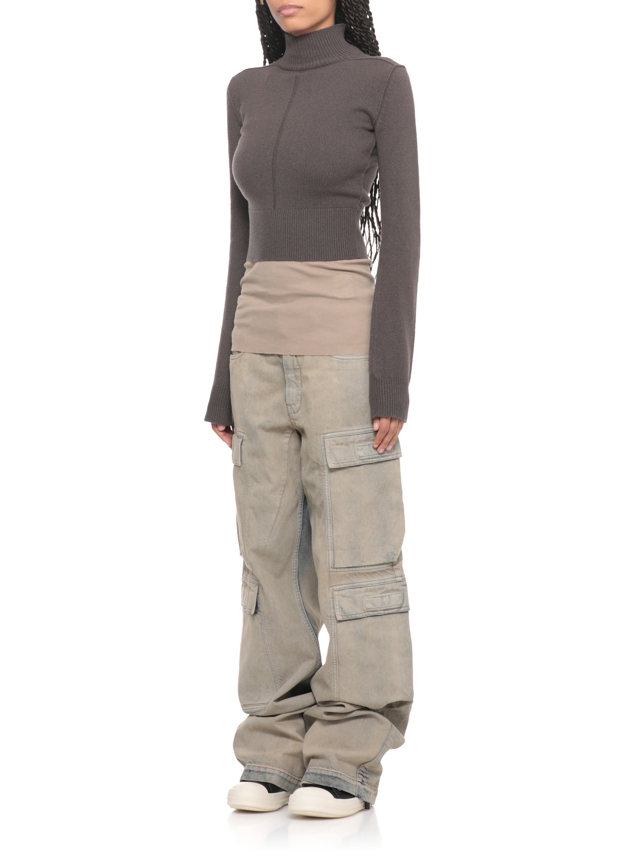 Rick Owens Sweaters Grey RP02E4687WSBR78 (Rick Owens / ニット・セーター・カーディガン ) | Rick Owens (リック オウエンス)(2)