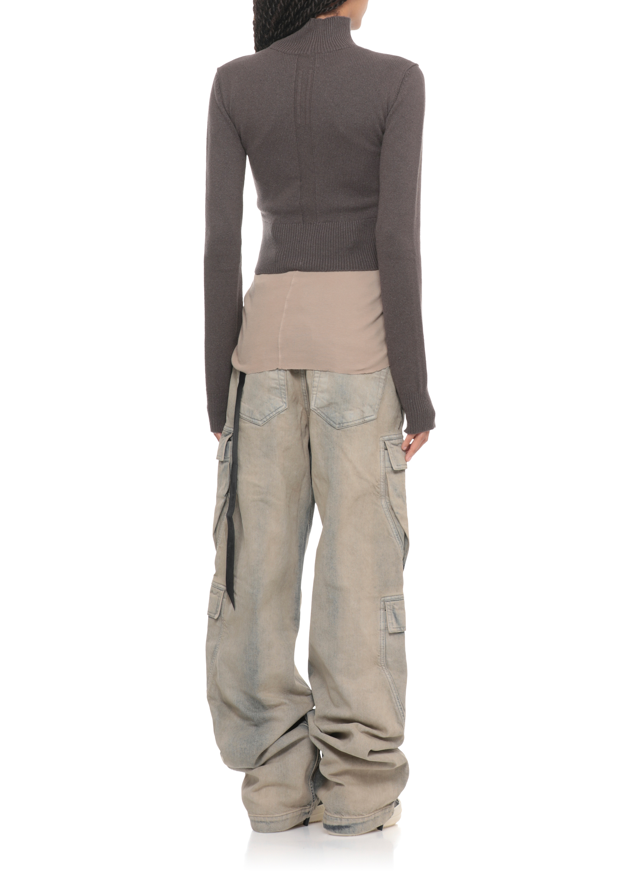 Rick Owens Sweaters Grey RP02E4687WSBR78 (Rick Owens / ニット・セーター・カーディガン ) | Rick Owens (リック オウエンス)(3)