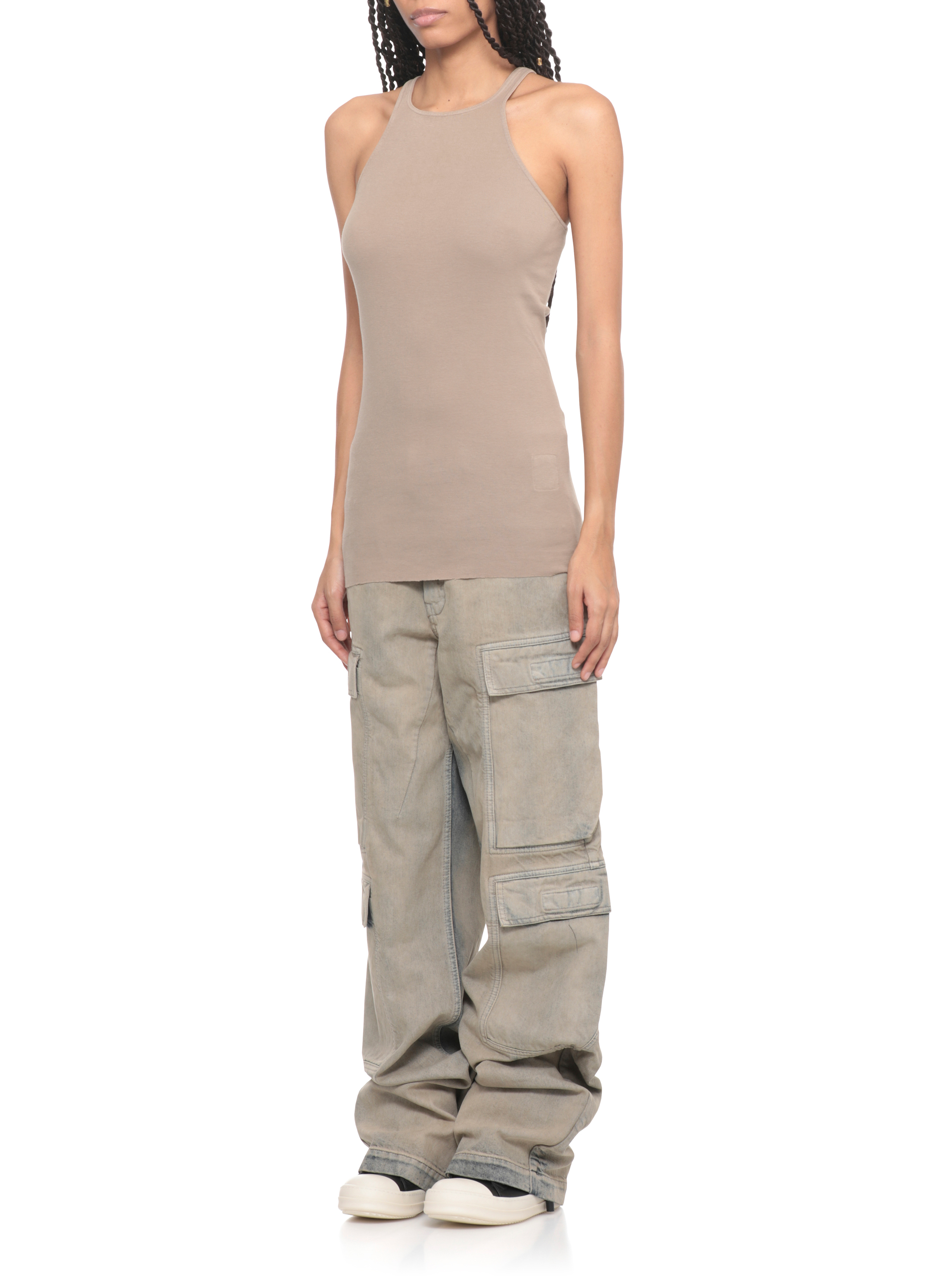 RICK OWENS DRKSHDW Top Beige DS02E7119RN88 (Rick Owens DRKSHDW / タンクトップ・キャミソール ) | Rick Owens DRKSHDW (リック オウエンス ダークシャドウ)(2)