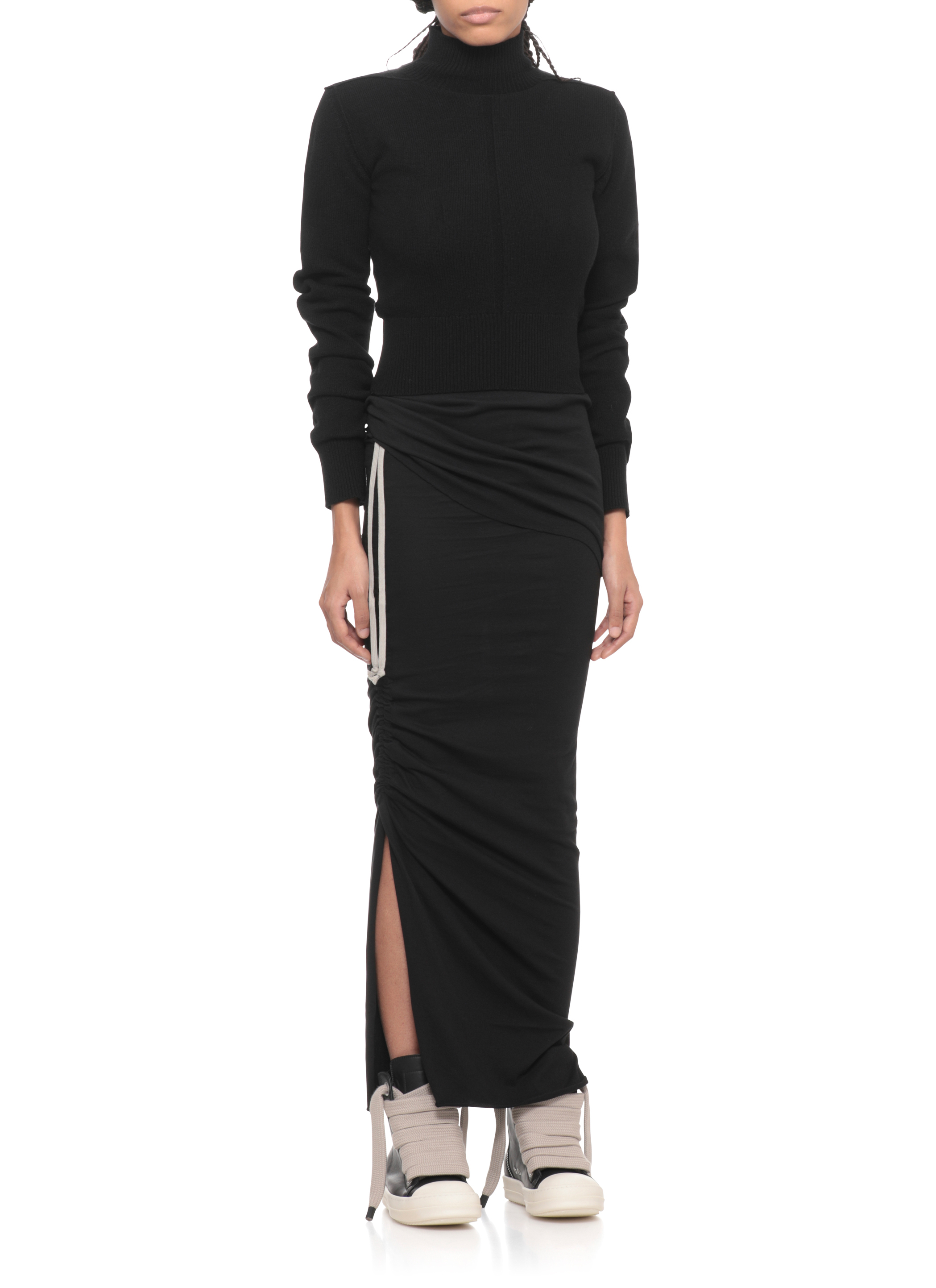 Rick Owens Sweaters Black RP02E4687WSBR09 (Rick Owens / ニット・セーター・カーディガン ) | Rick Owens (リック オウエンス)(1)