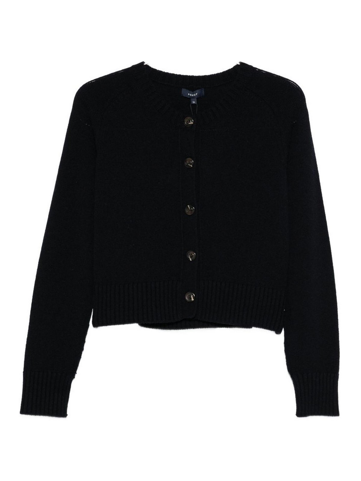 Merino Wool CAR1505NAV01 (soeur / ニット・セーター・カーディガン ) | soeur (スール)