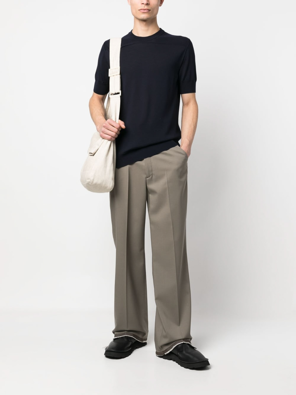 Wool T-shirt J22GC0104J14610401 (Jil Sander / ニット・セーター・カーディガン ) | Jil Sander (ジルサンダー)(1)