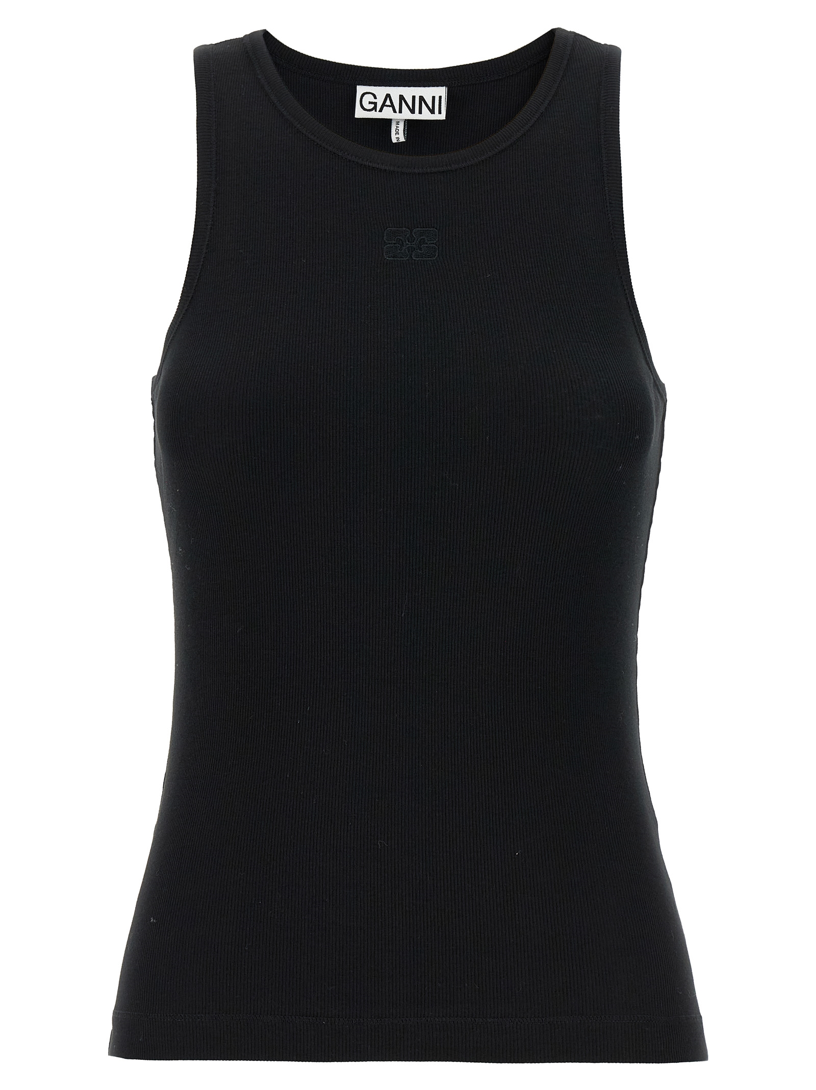 Ribbed top A1050172099 (GANNI / タンクトップ・キャミソール ) | GANNI (ガニー)