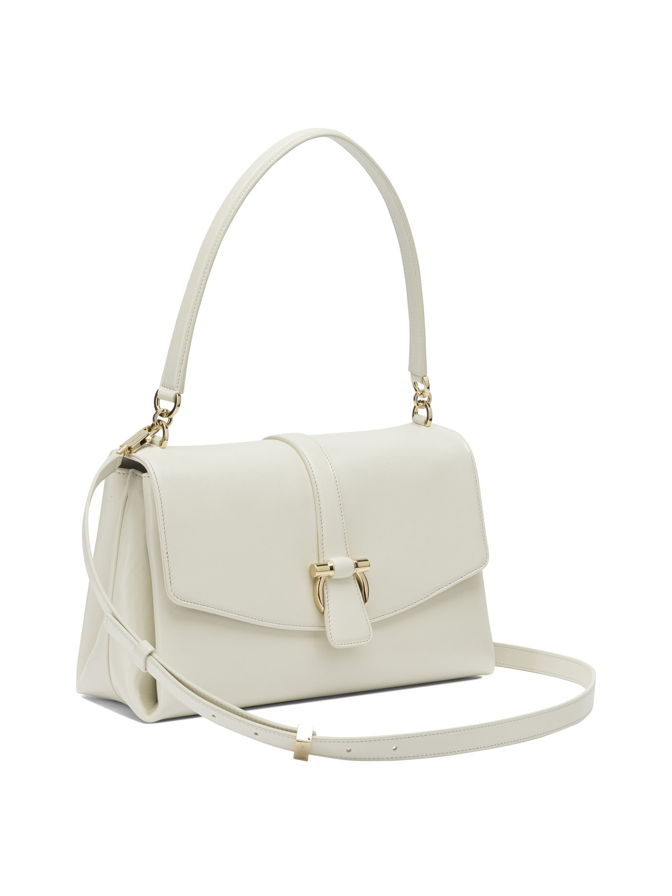 Leather shoulder bag with flap 0791195 (FERRAGAMO / ハンドバッグ・ショルダーバッグ ) | FERRAGAMO (フェラガモ)(1)