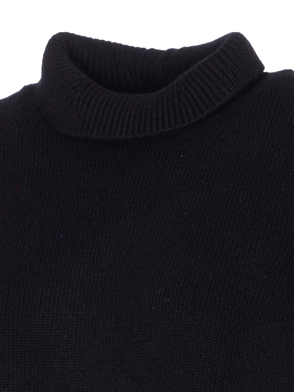 Black Crop Jumpers Sweater AA9G0063K115B995 (ALAIA / ニット・セーター・カーディガン ) | ALAIA (アライア)(2)
