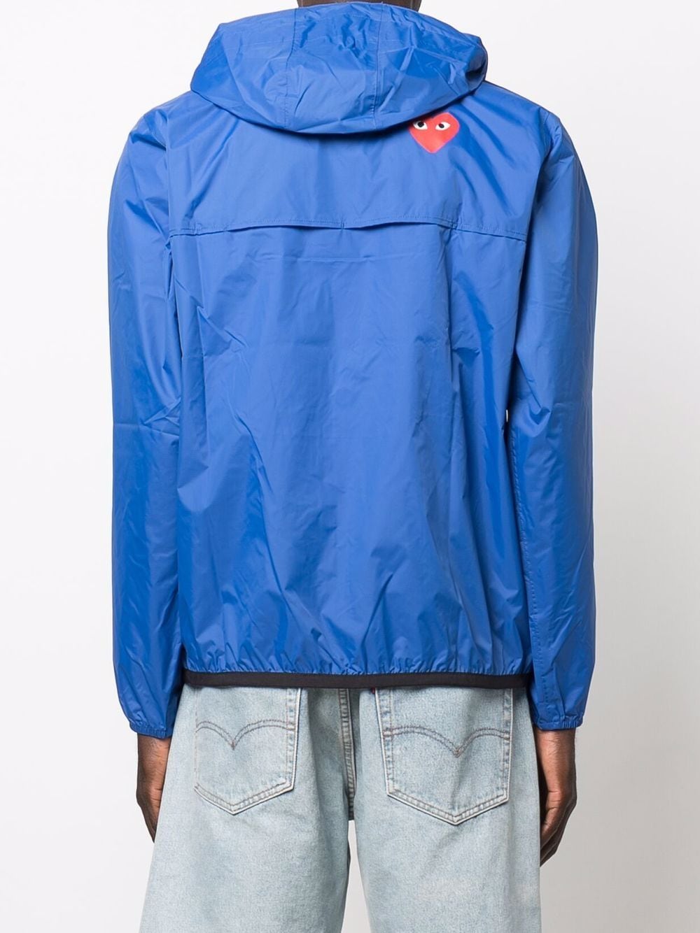 X K-WAY UNISEX LEON HALF ZIP JACKET P1J502BLUE (PLAY Comme Des Garçons / カジュアルジャケット ) | PLAY Comme Des Garçons (プレイ コムデギャルソン)(4)