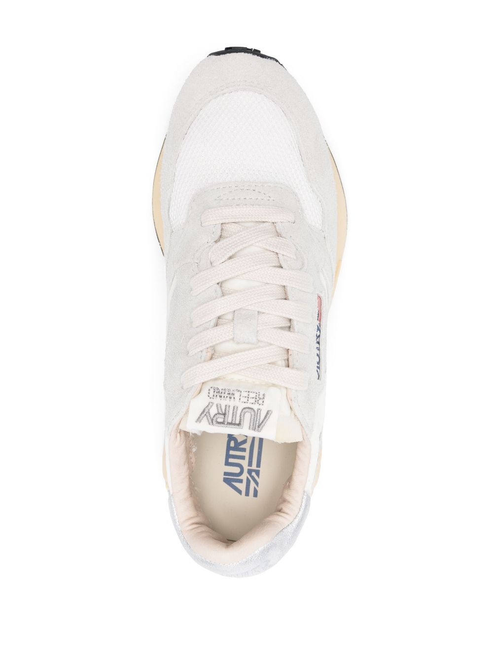 REELWIND LOW SNEAKERS IN WHITE AND SILVER SUEDE AND NYLON WWLWMU01WHITESILVER (AUTRY / スニーカー ) | AUTRY (オートリー)(3)