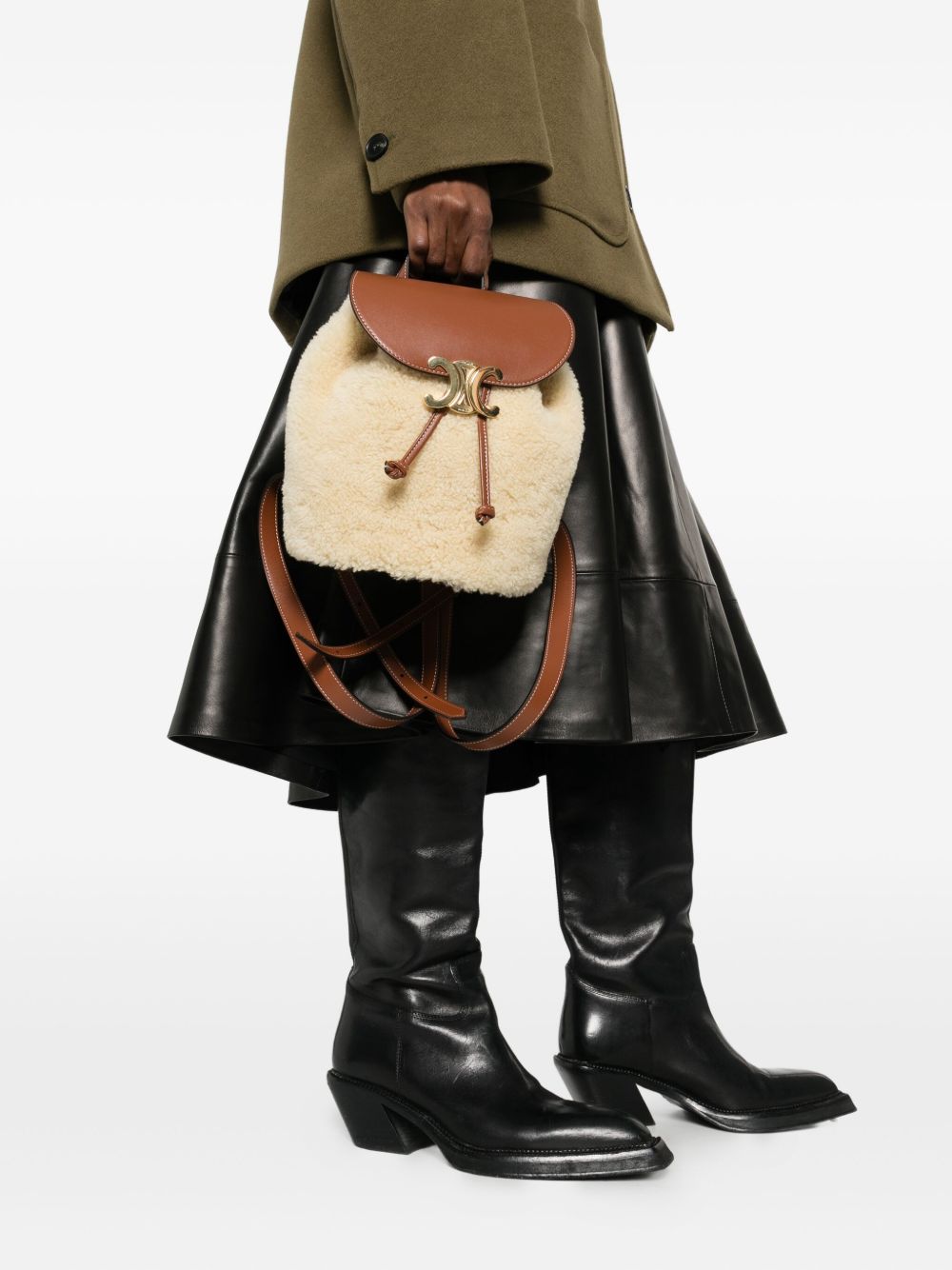 CELINE CAPSULE Bags.. Leather Brown 118703GFR02NT (CELINE / バックパック ) | CELINE (セリーヌ)(1)